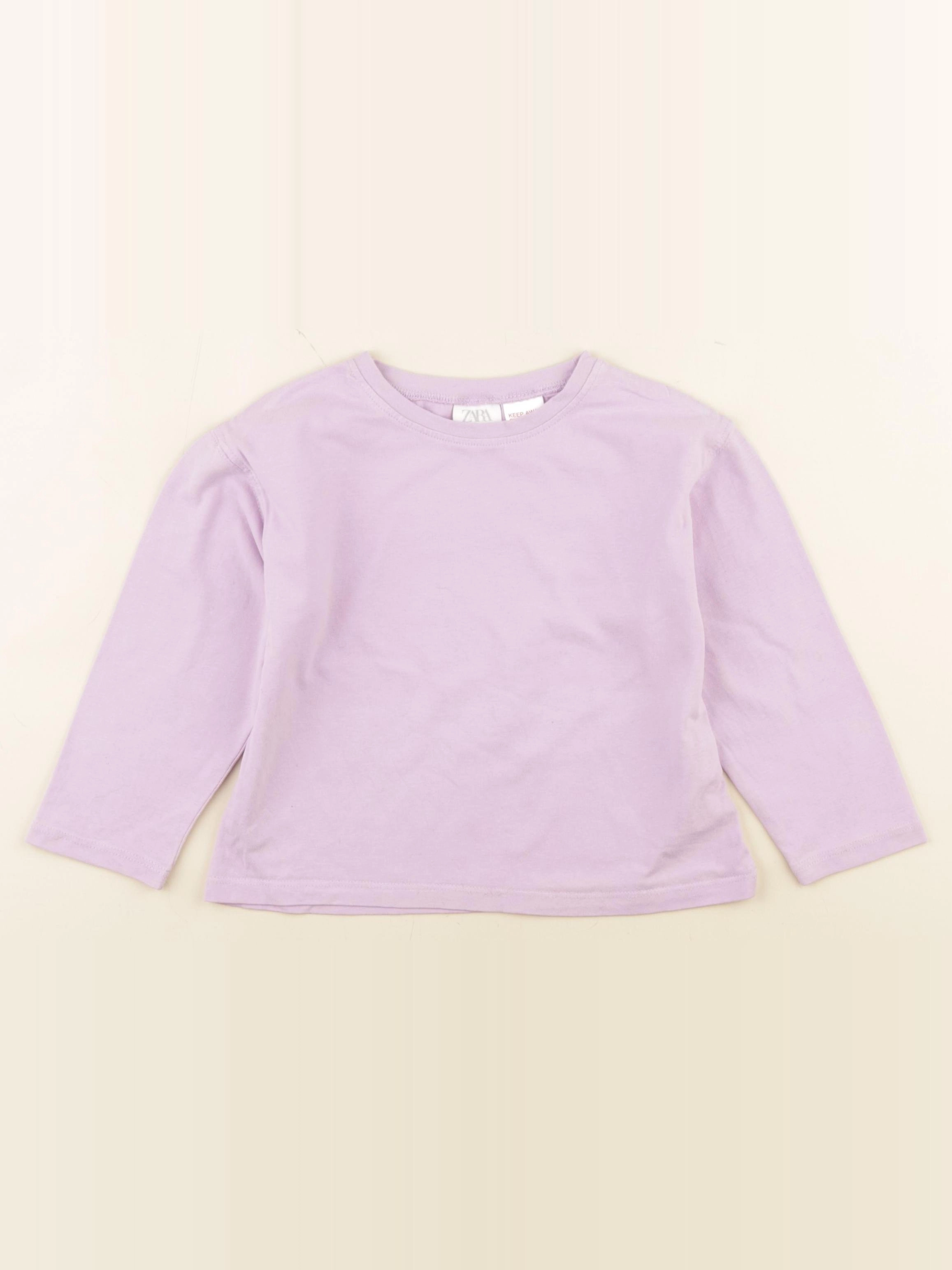 Zara - tee-shirt violet - 3 ans