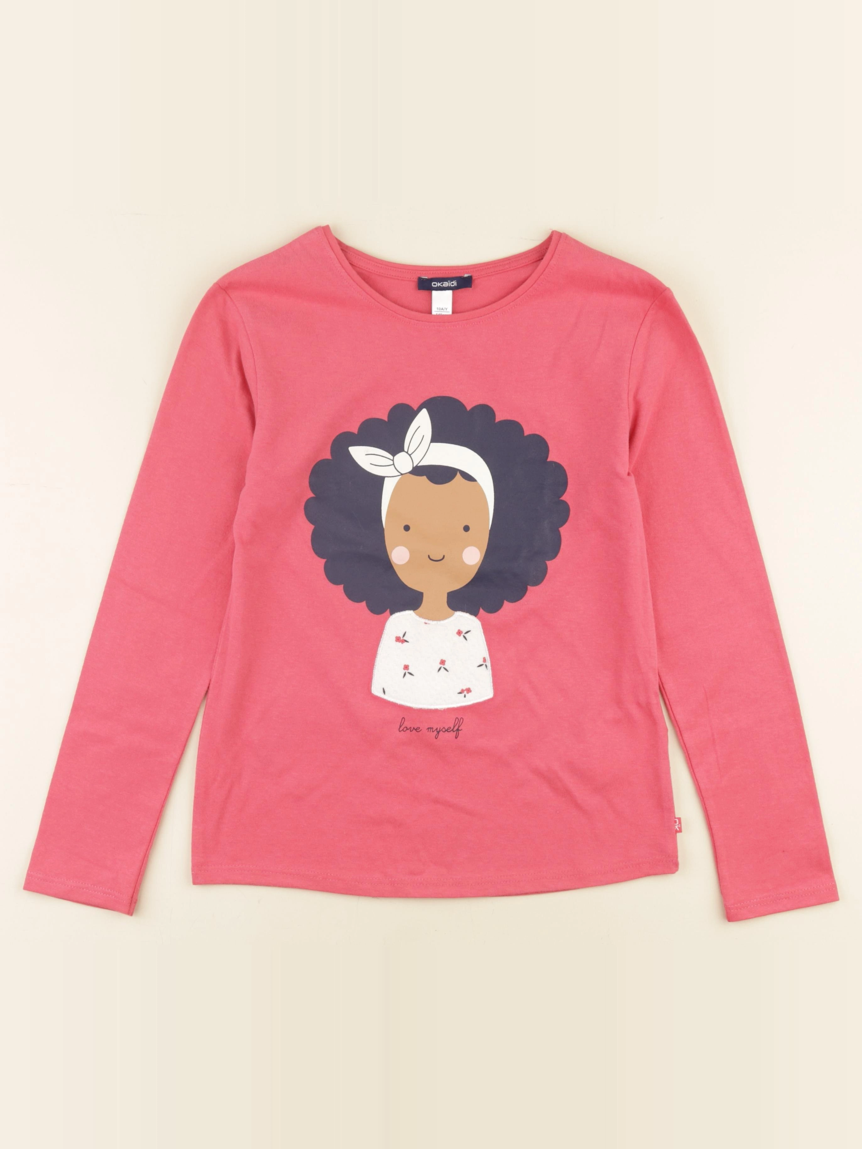 Okaidi - tee-shirt rose - 10 ans