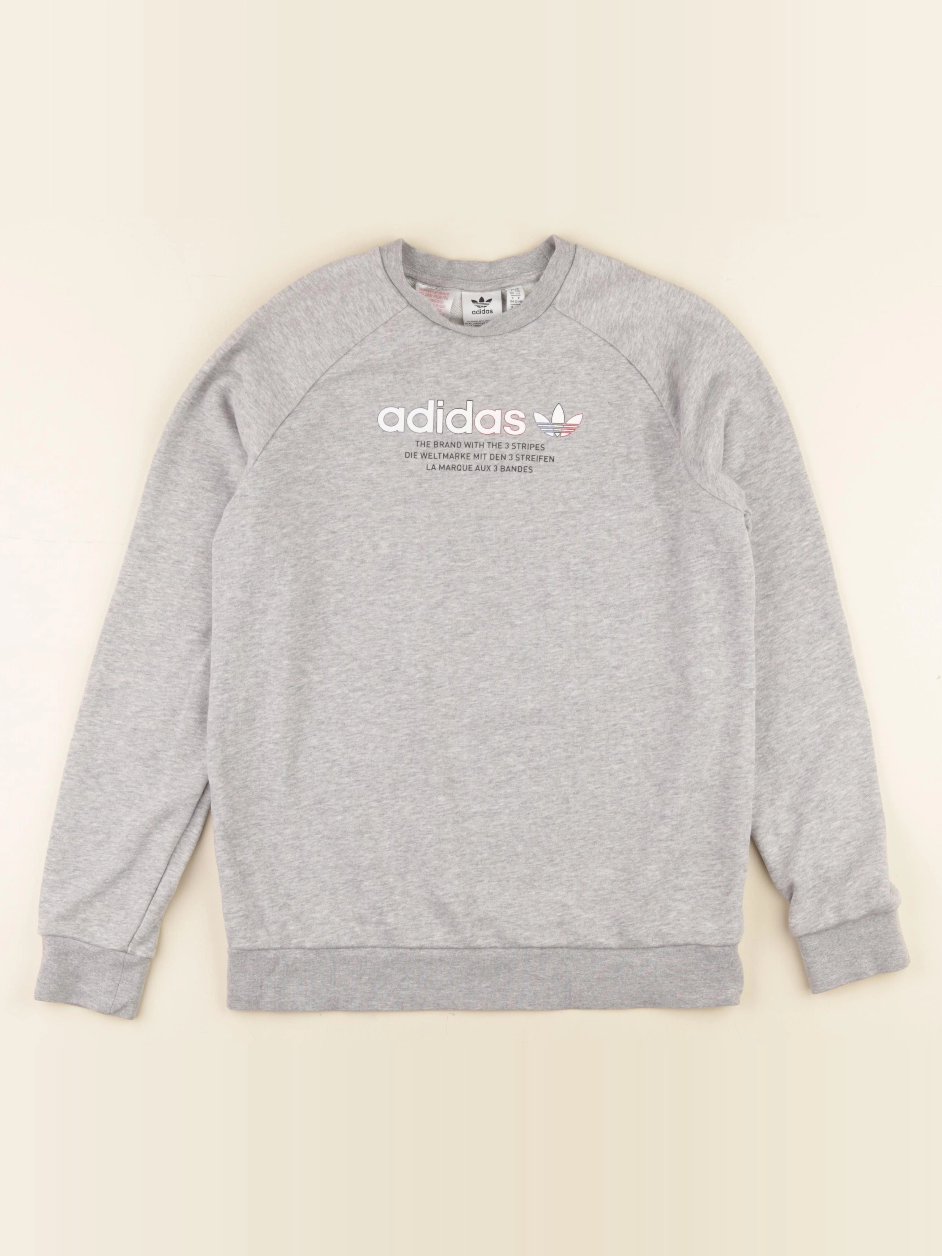 Adidas - sweat gris - 13/14 ans
