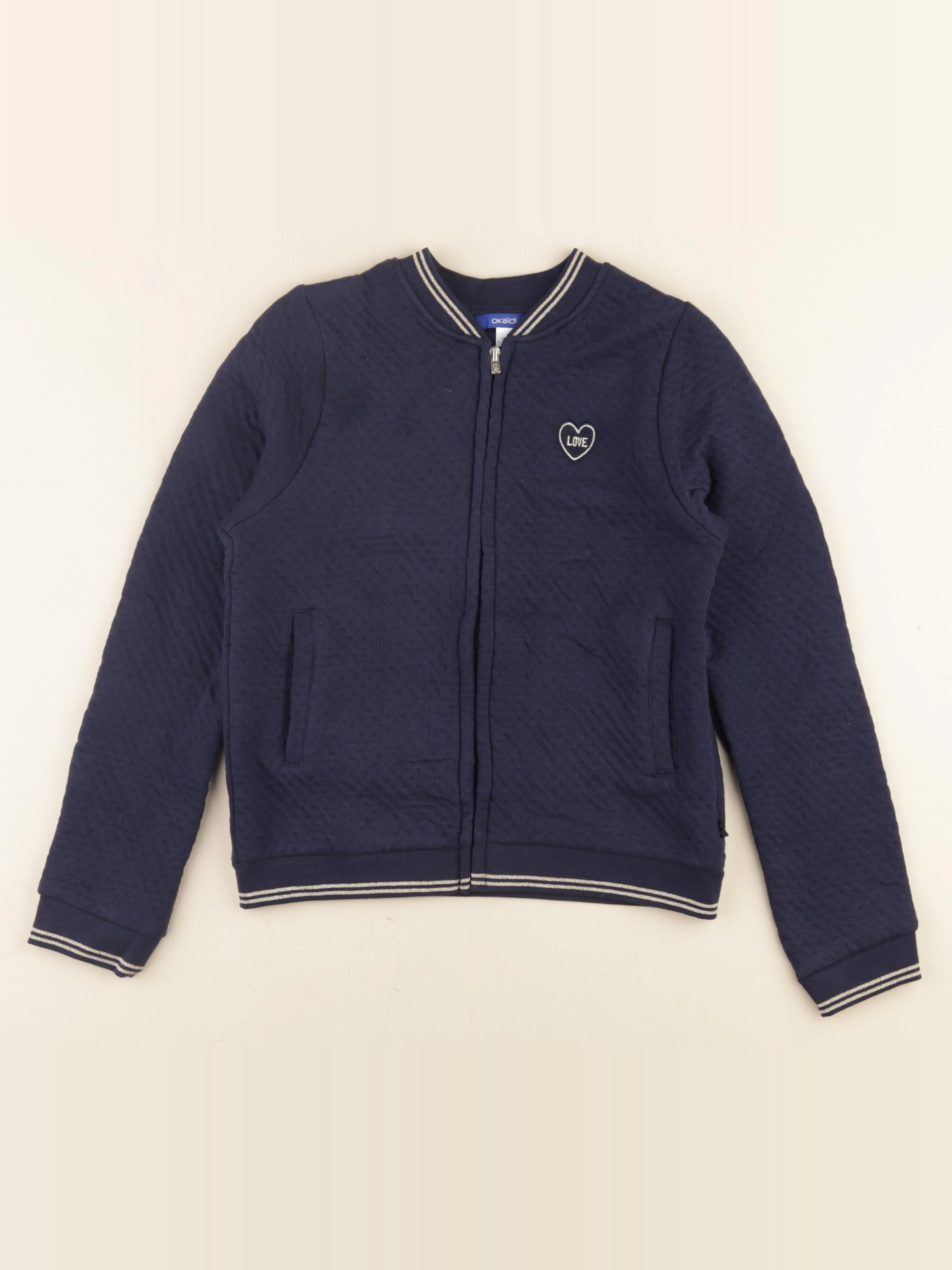 Okaidi - sweat bleu - 10 ans