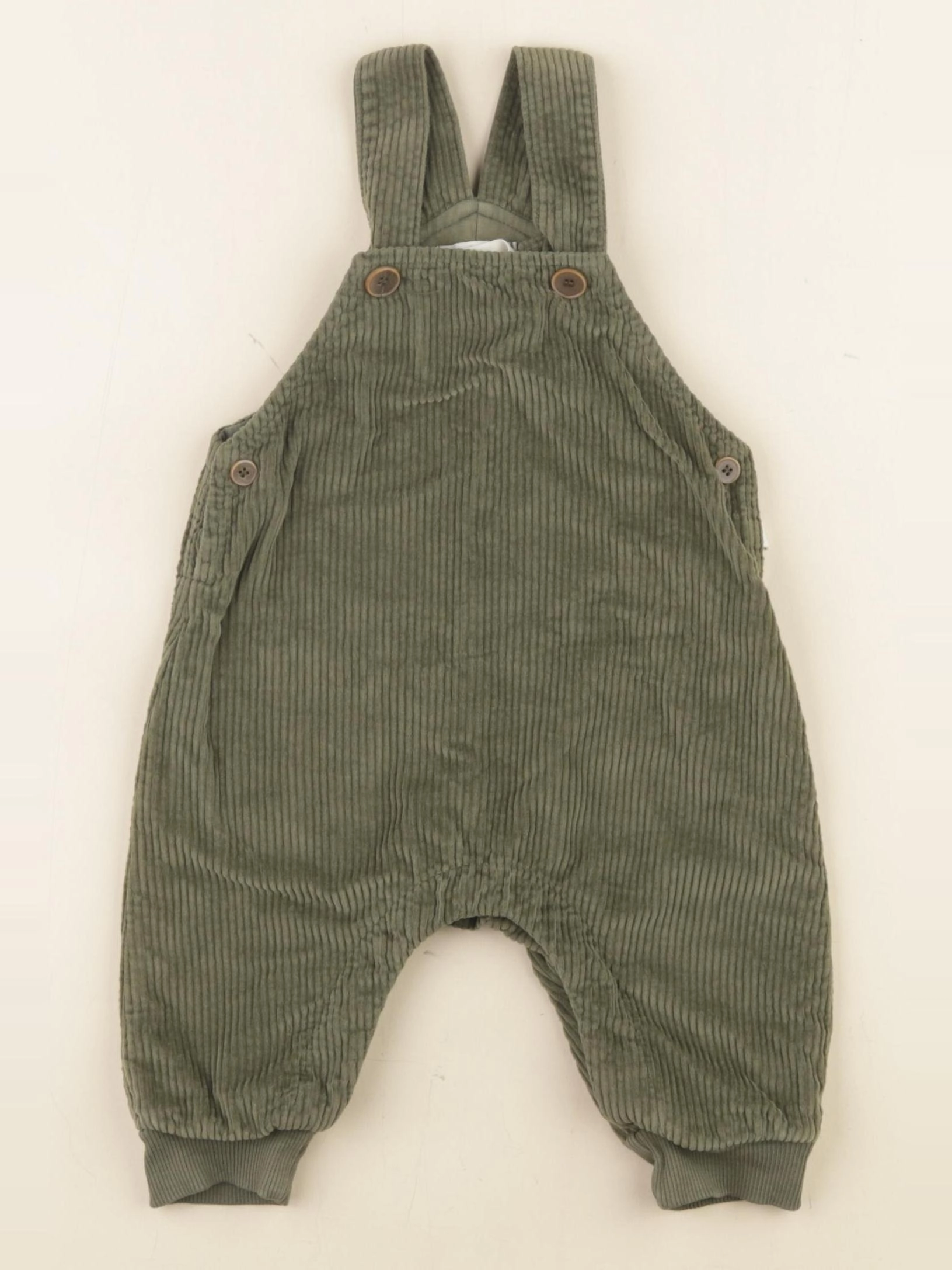1+ In the family - salopette vert - 6 mois
