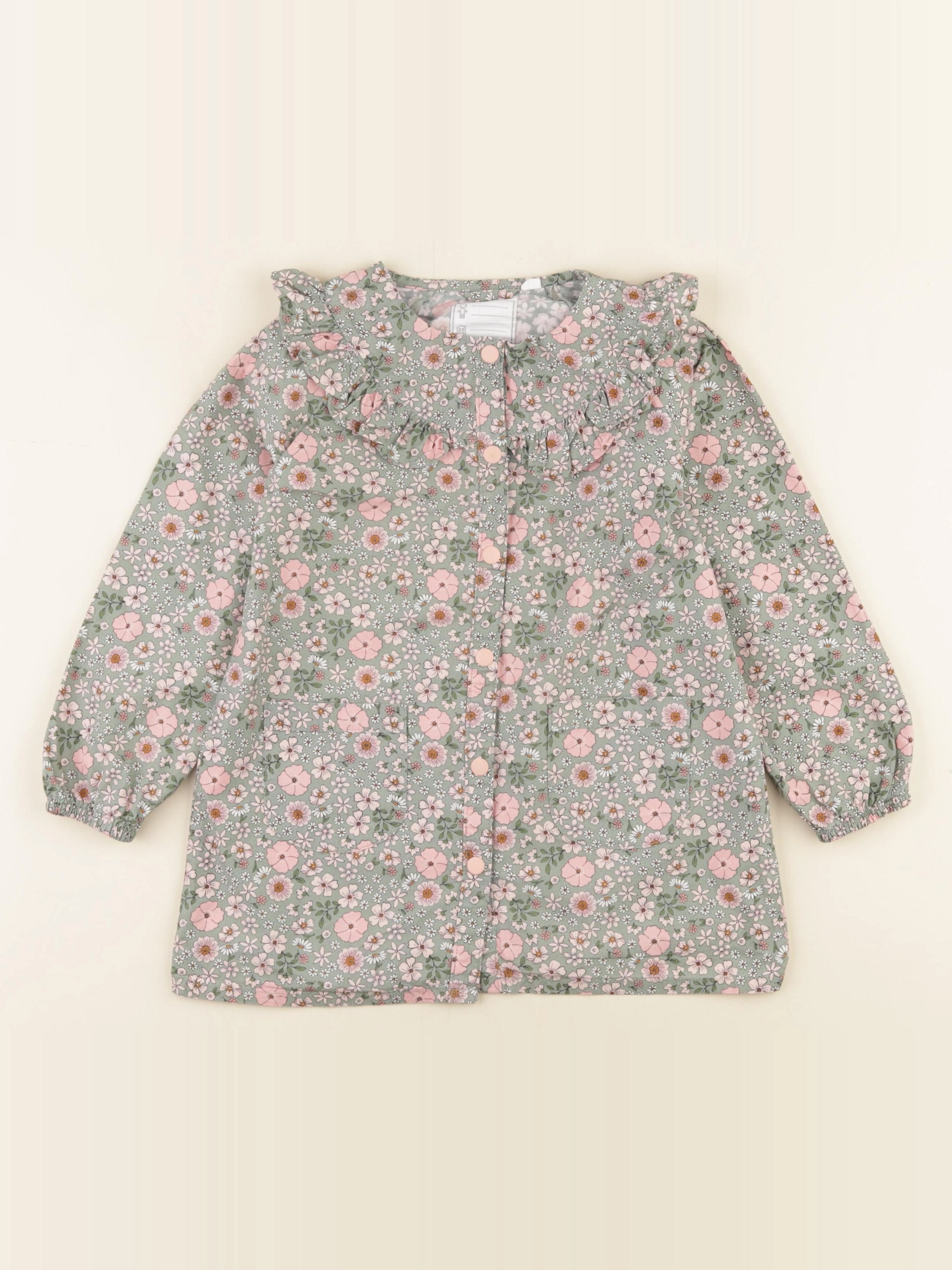 Vertbaudet - blouse vert, rose - 6 ans