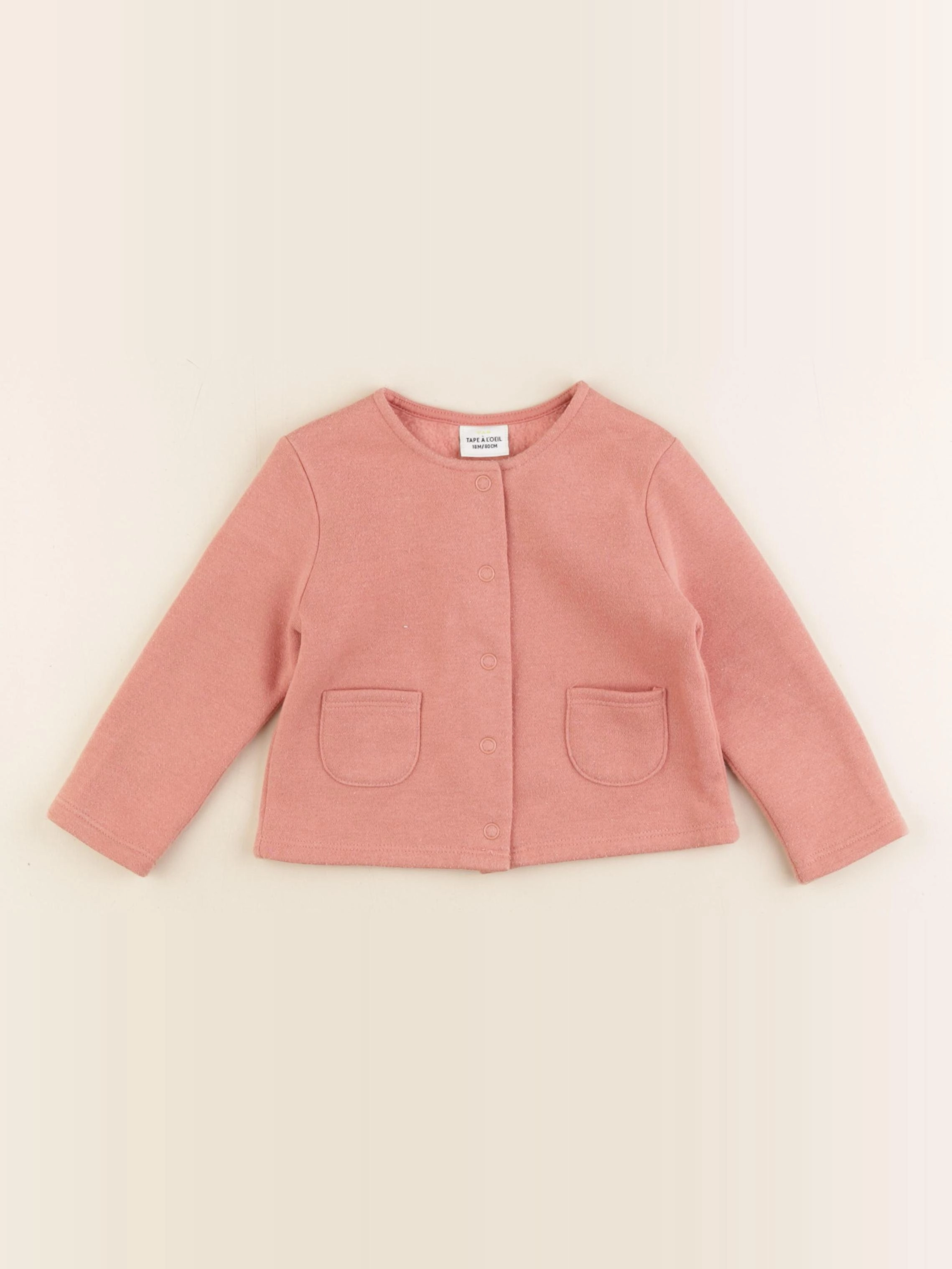 Tape à l'oeil - sweat rose - 18 mois