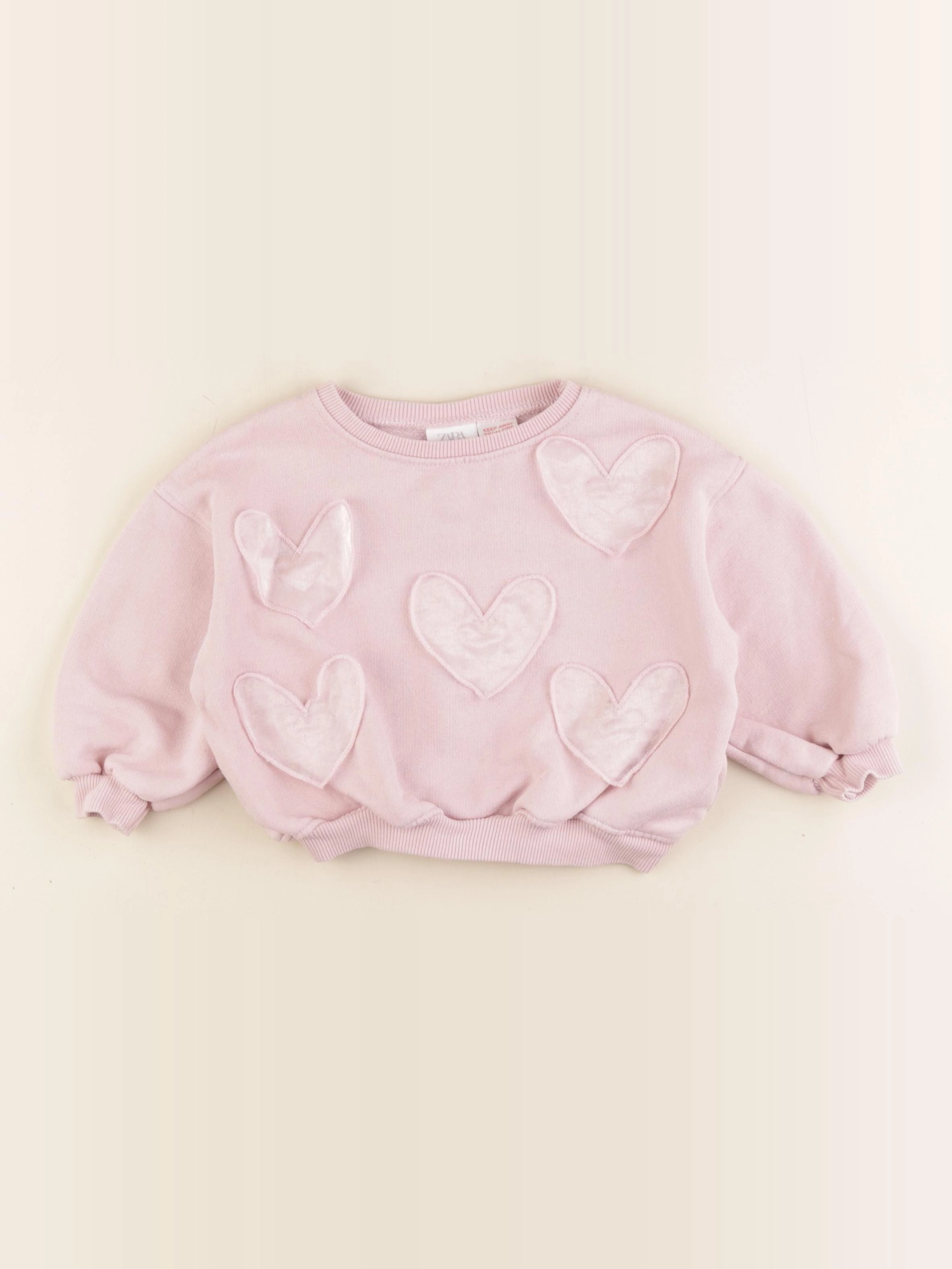 Zara - sweat rose - 2 ans