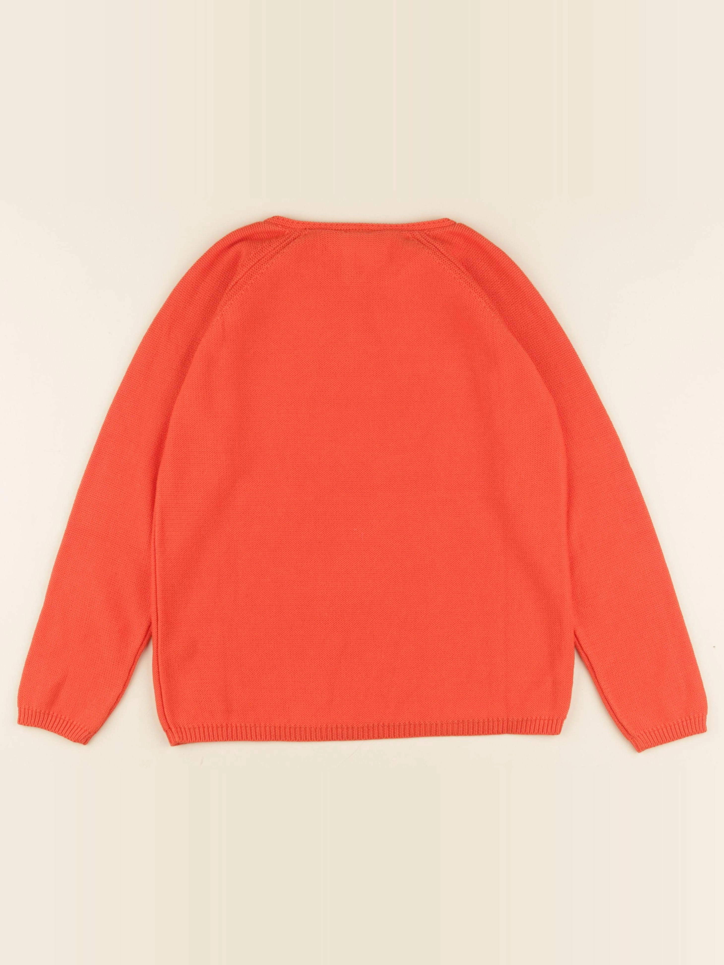 Lililotte - pull Clément tangerine - 12 ans