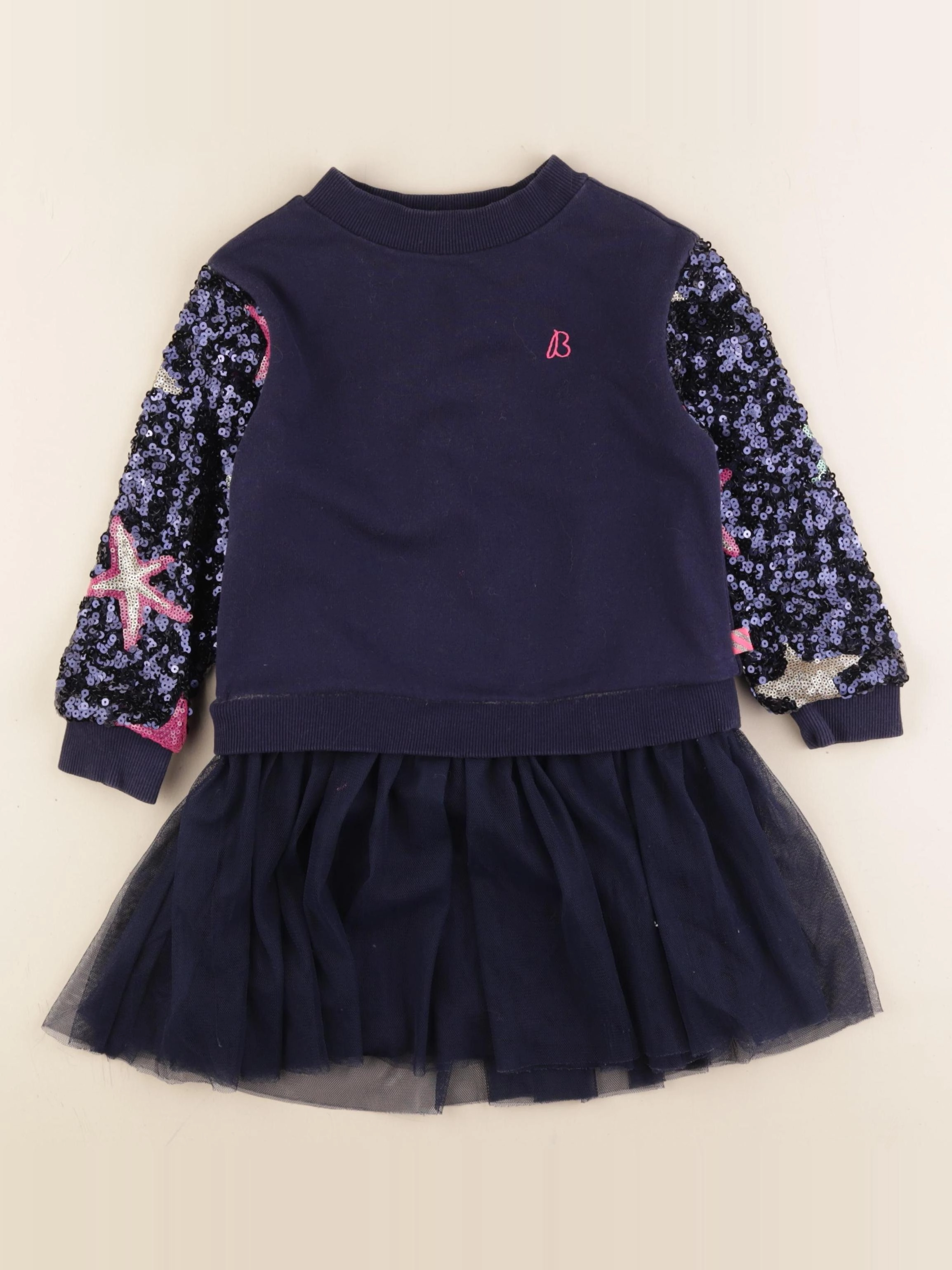 Billie Blush - robe bleu - 4 ans