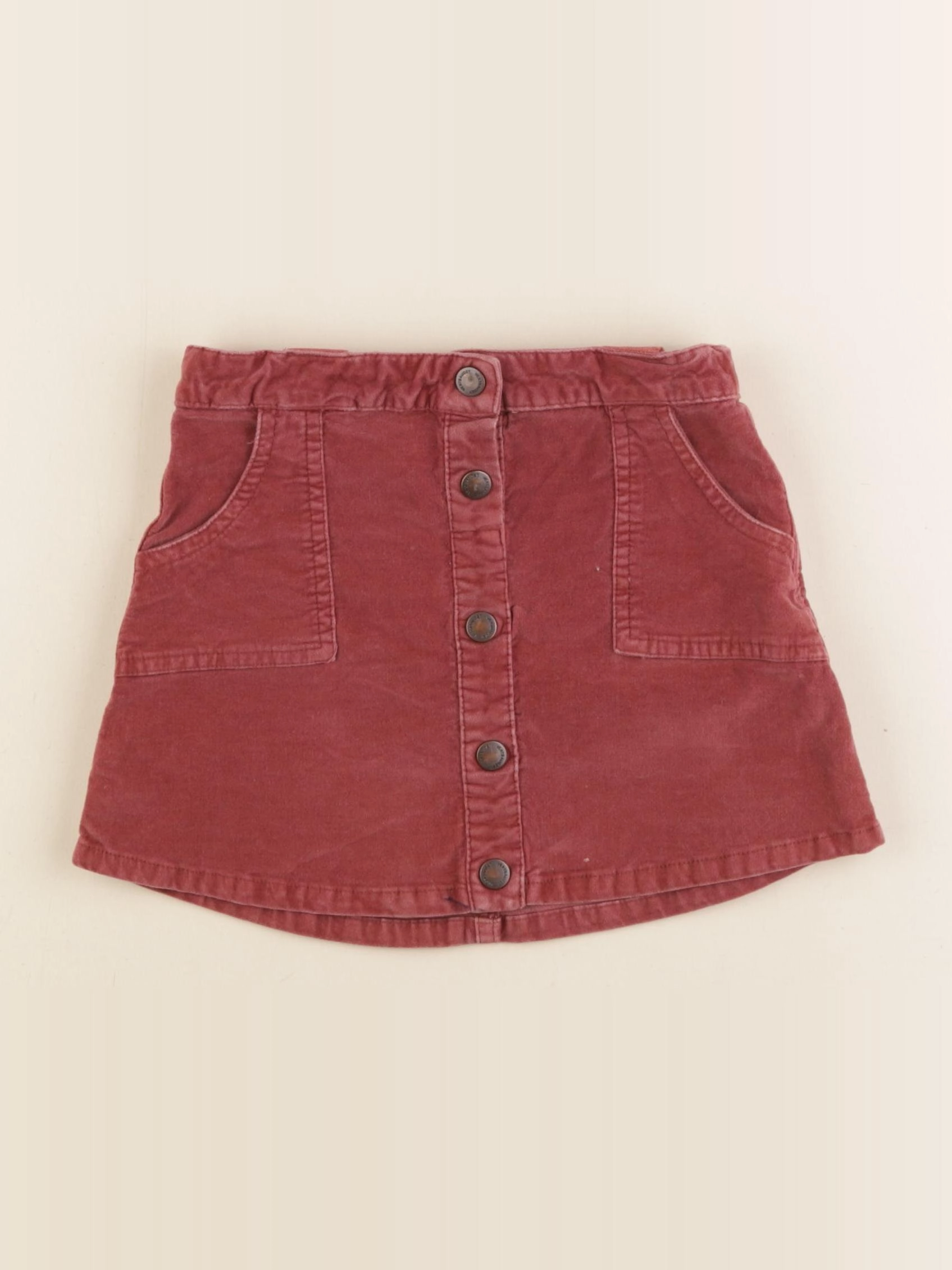 Vertbaudet - jupe rouge - 4 ans