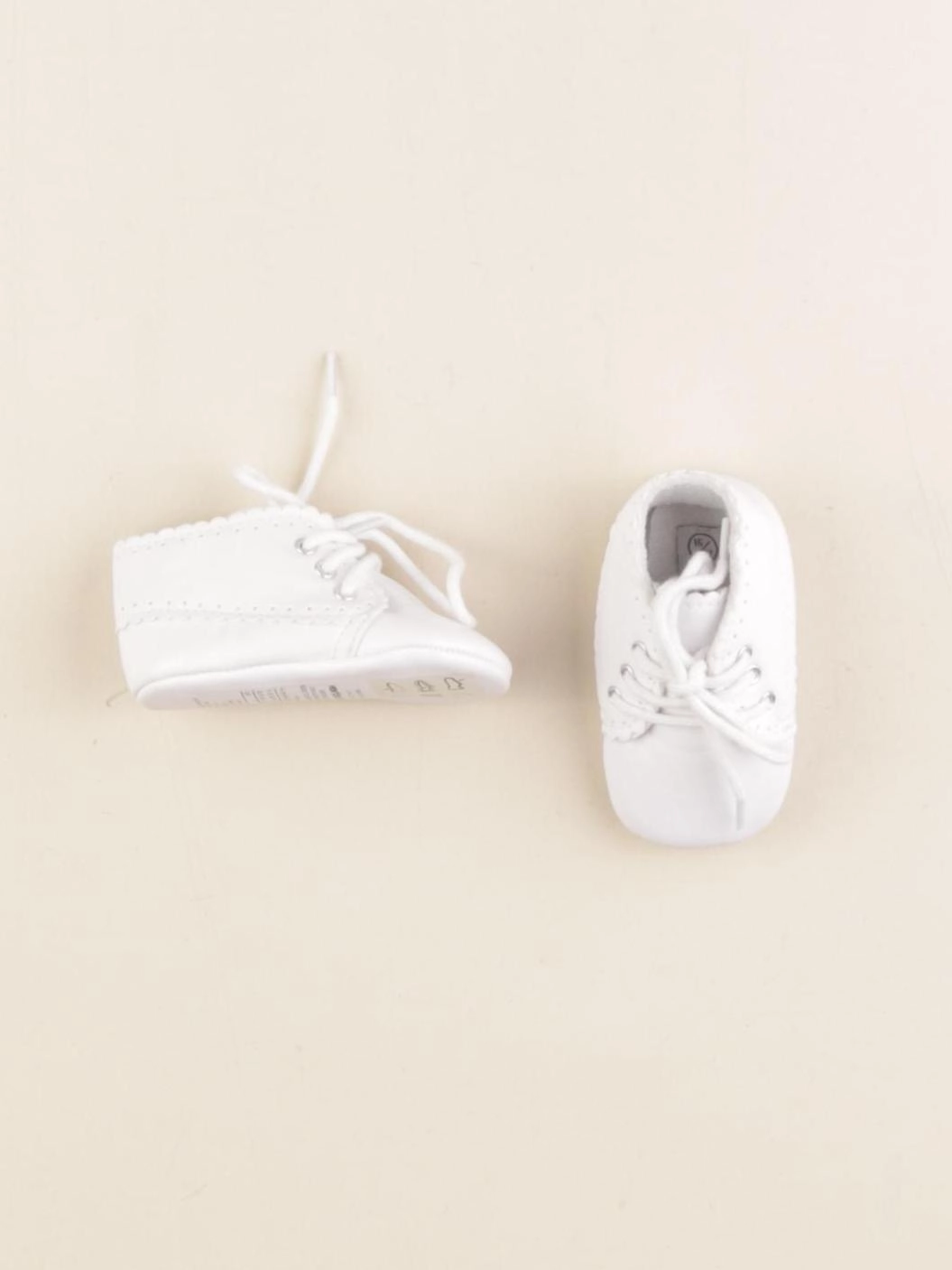 Vertbaudet - chaussons blanc - pointure 16/17