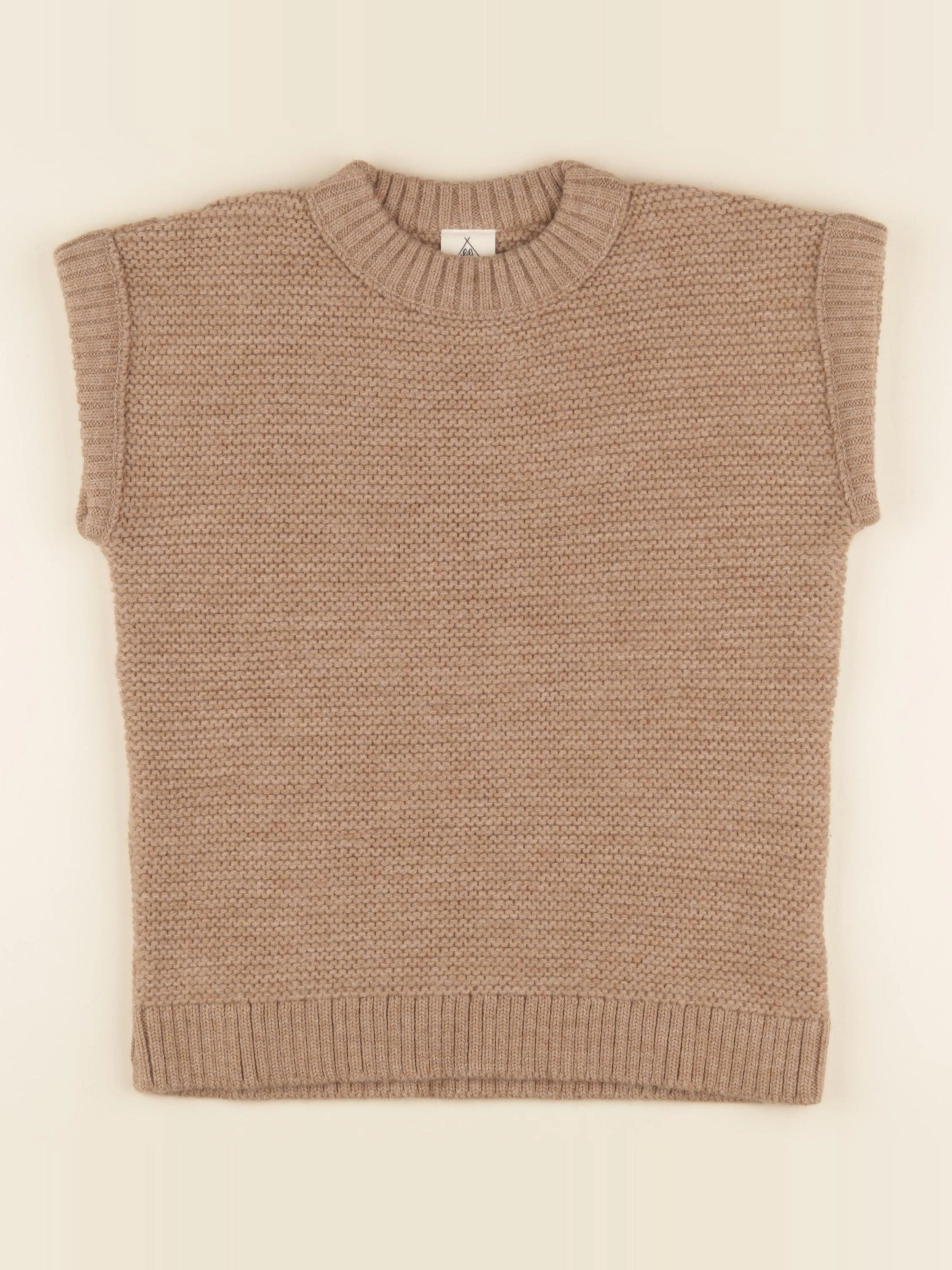 Lililotte - pull Théodora beige chiné - 12 ans