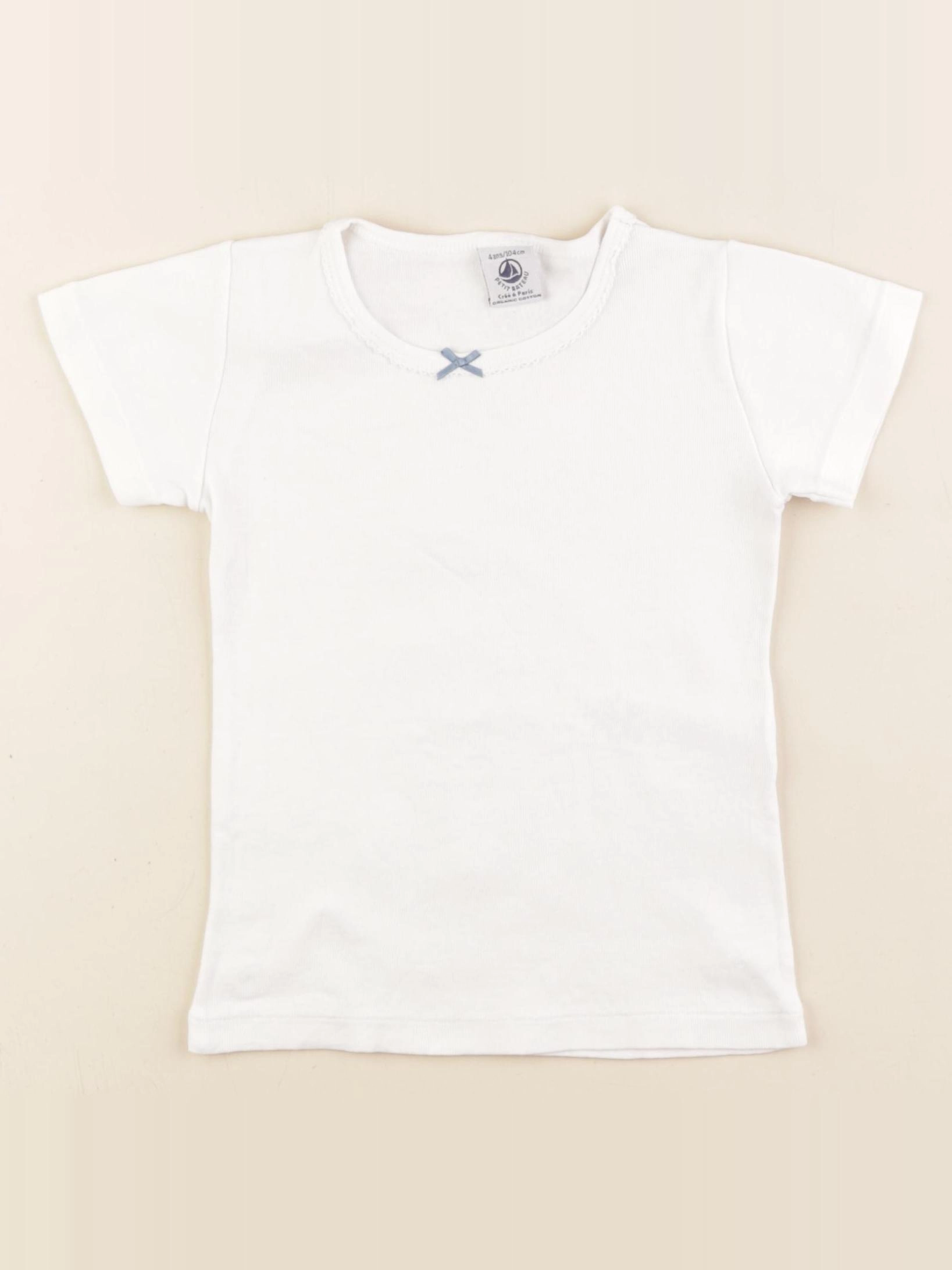 Petit Bateau - maillot de corps blanc - 4 ans