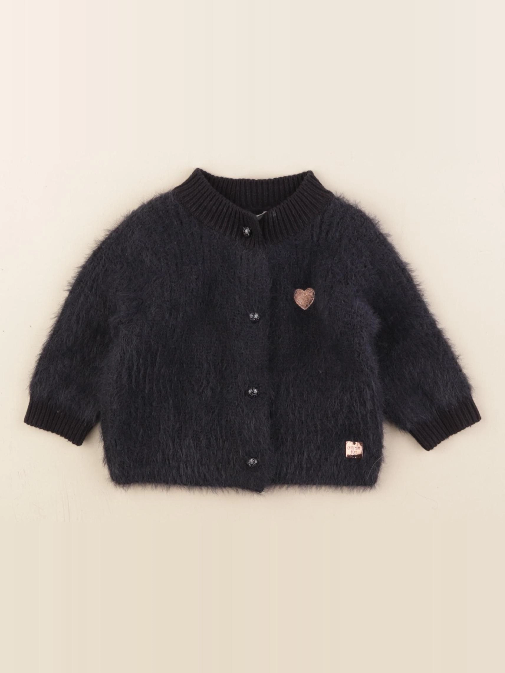 Carrément Beau - gilet bleu - 3 mois