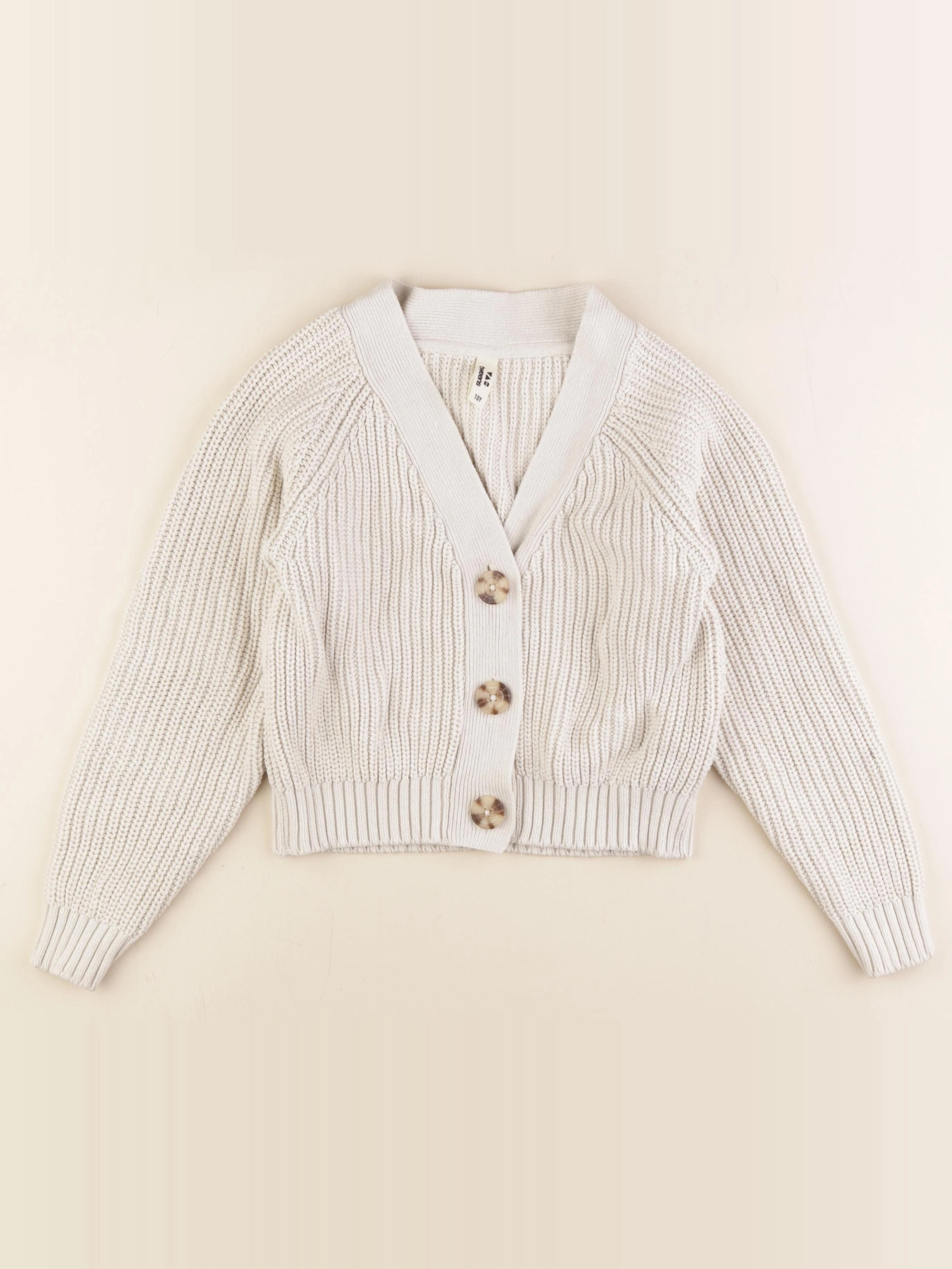 Tape à l'oeil - gilet beige - 10 ans