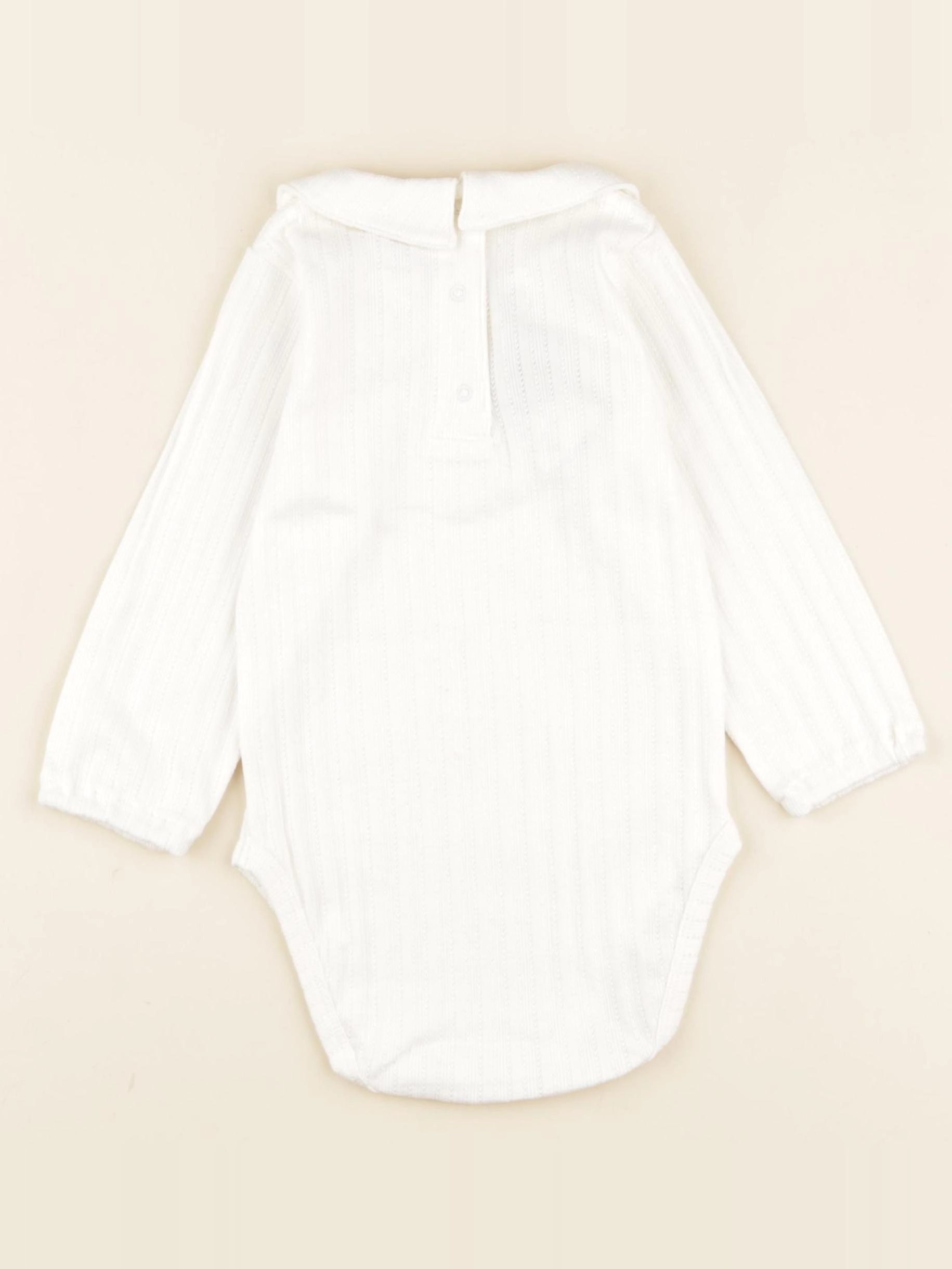 Lililotte - body Pia col rond blanc - 24 mois