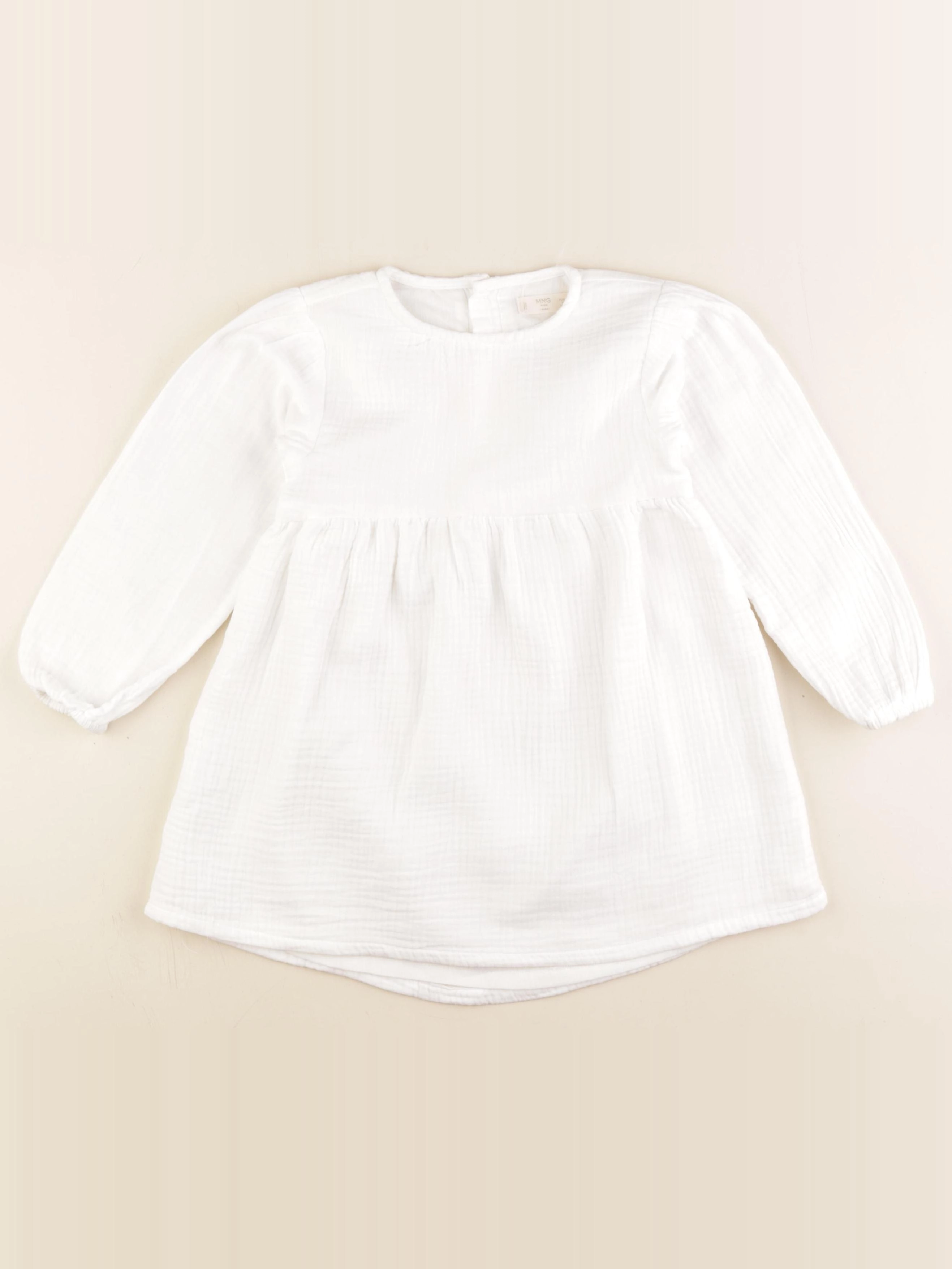 Mango - robe blanc - 3/4 ans