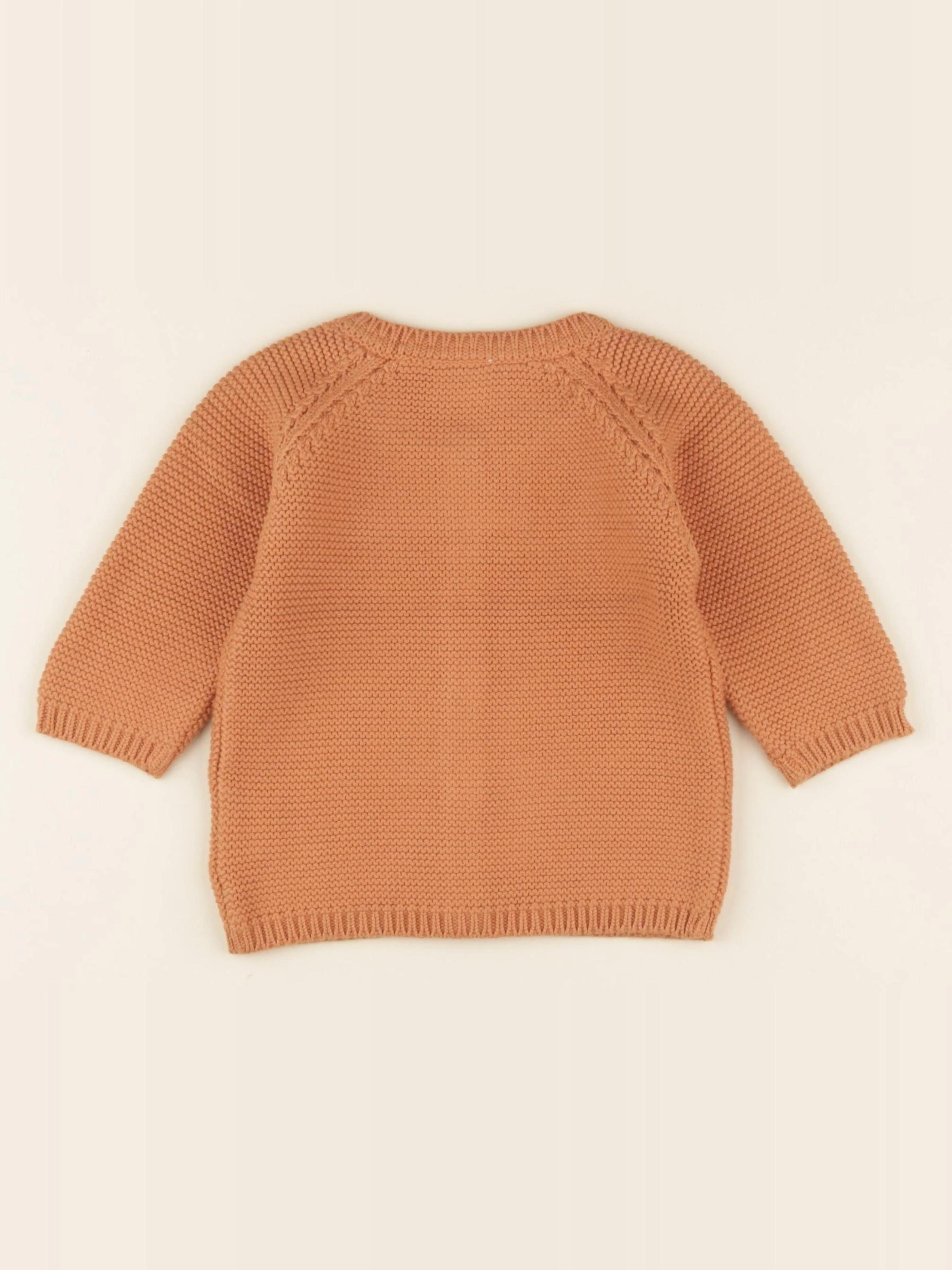 Lililotte - gilet Victoire moka - 9/12 mois