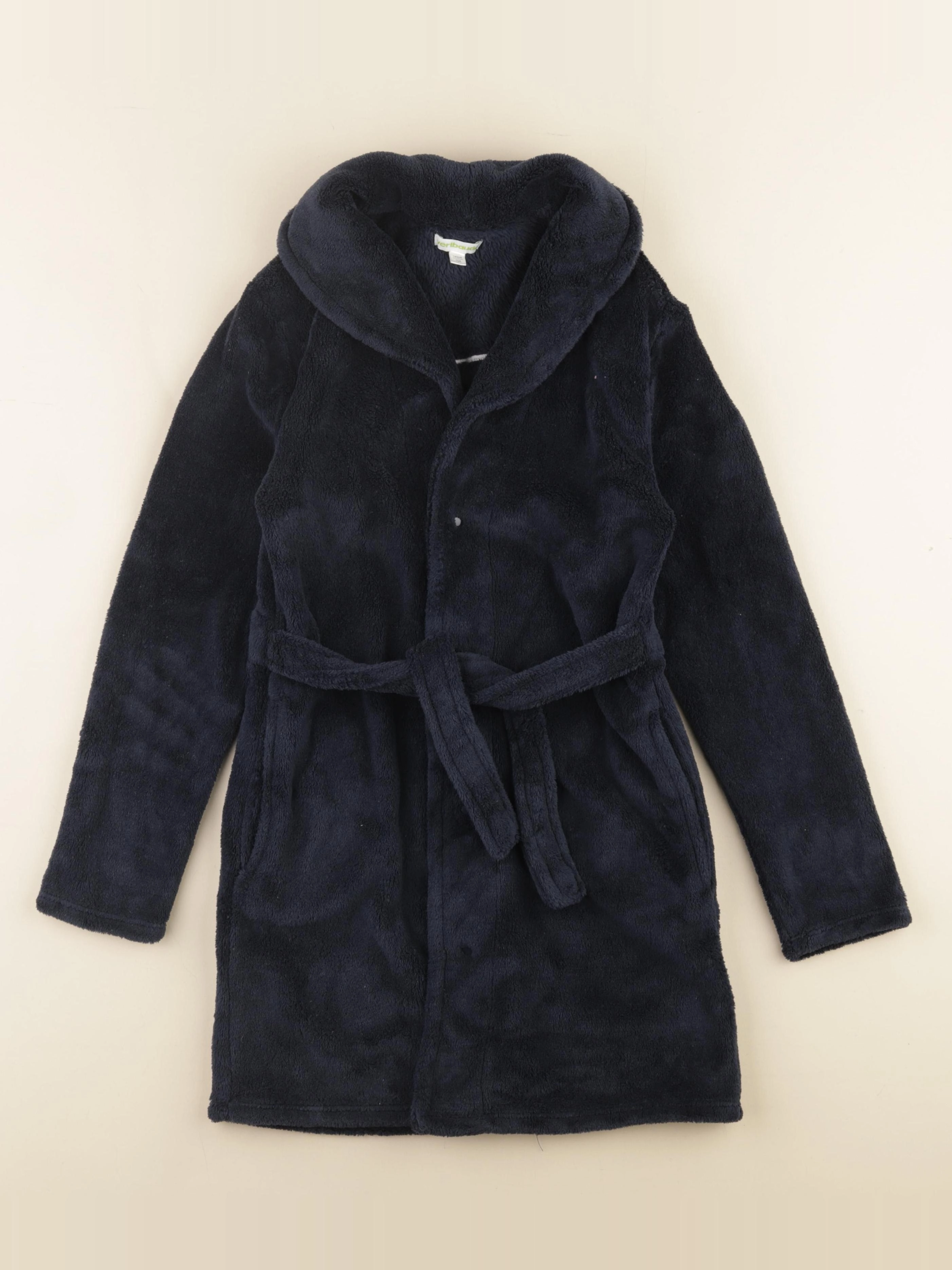 Vertbaudet - robe de chambre bleu imprimé au dos - 10 ans