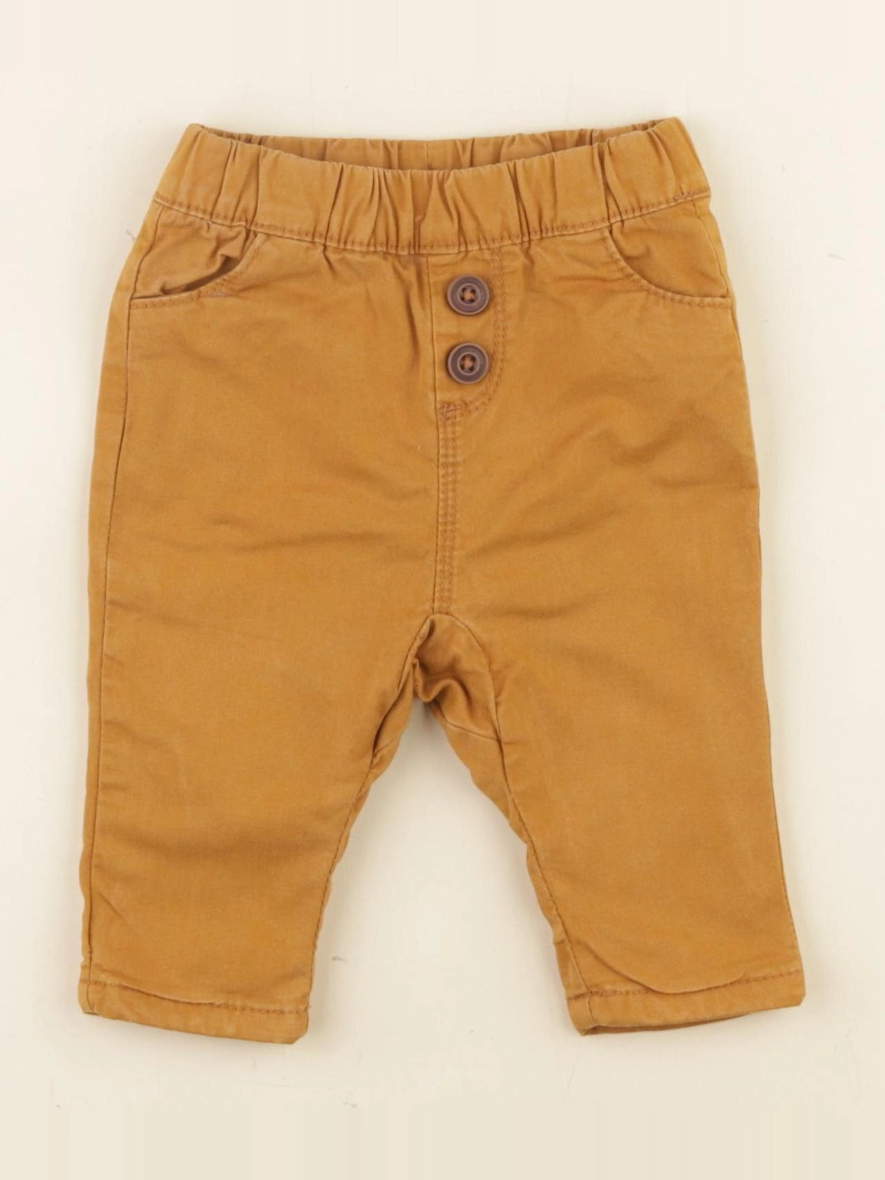 Tape à l'oeil - pantalon doublé marron - 3 mois