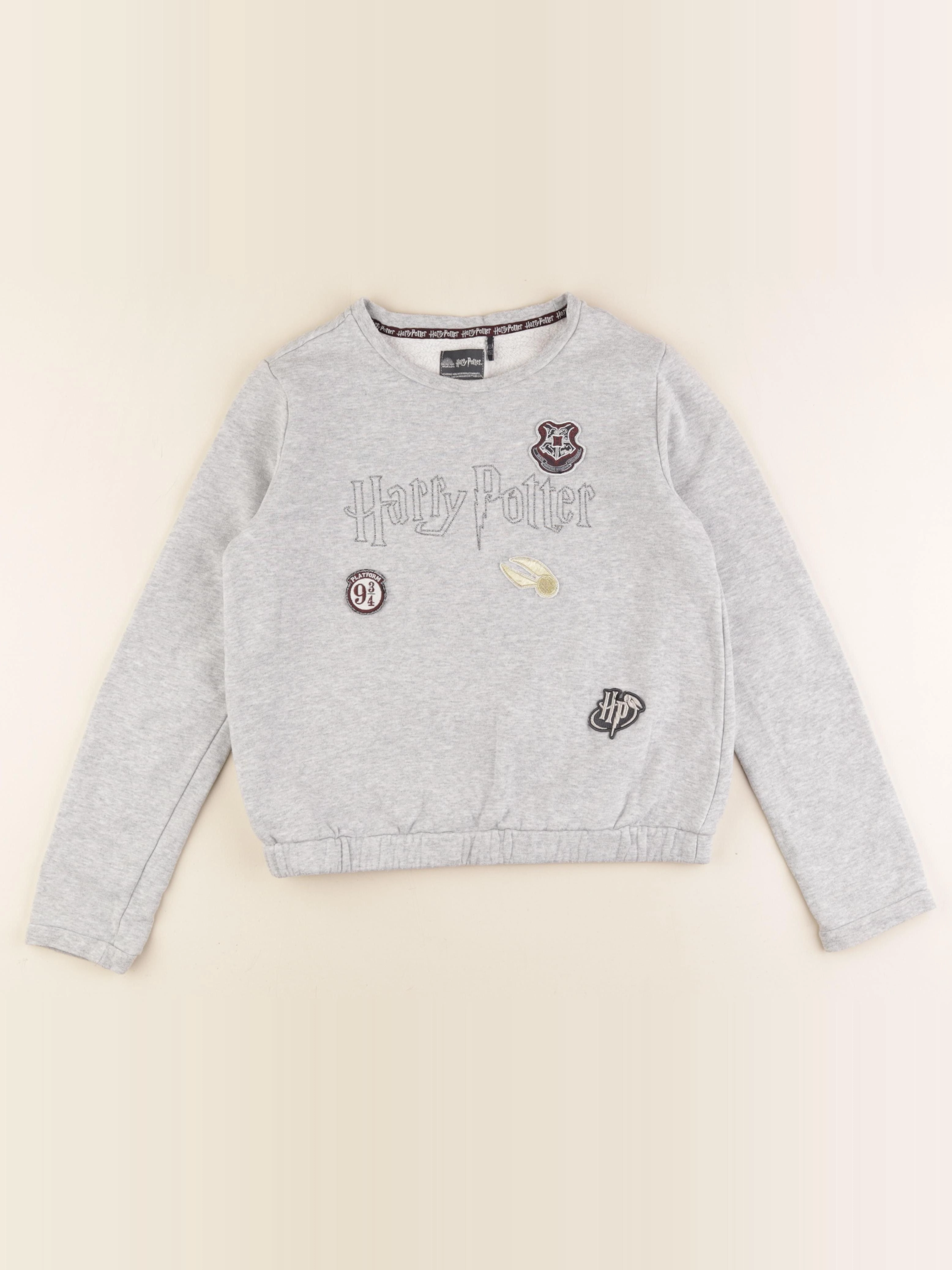 IKKS - sweat gris, or, argent - 12 ans