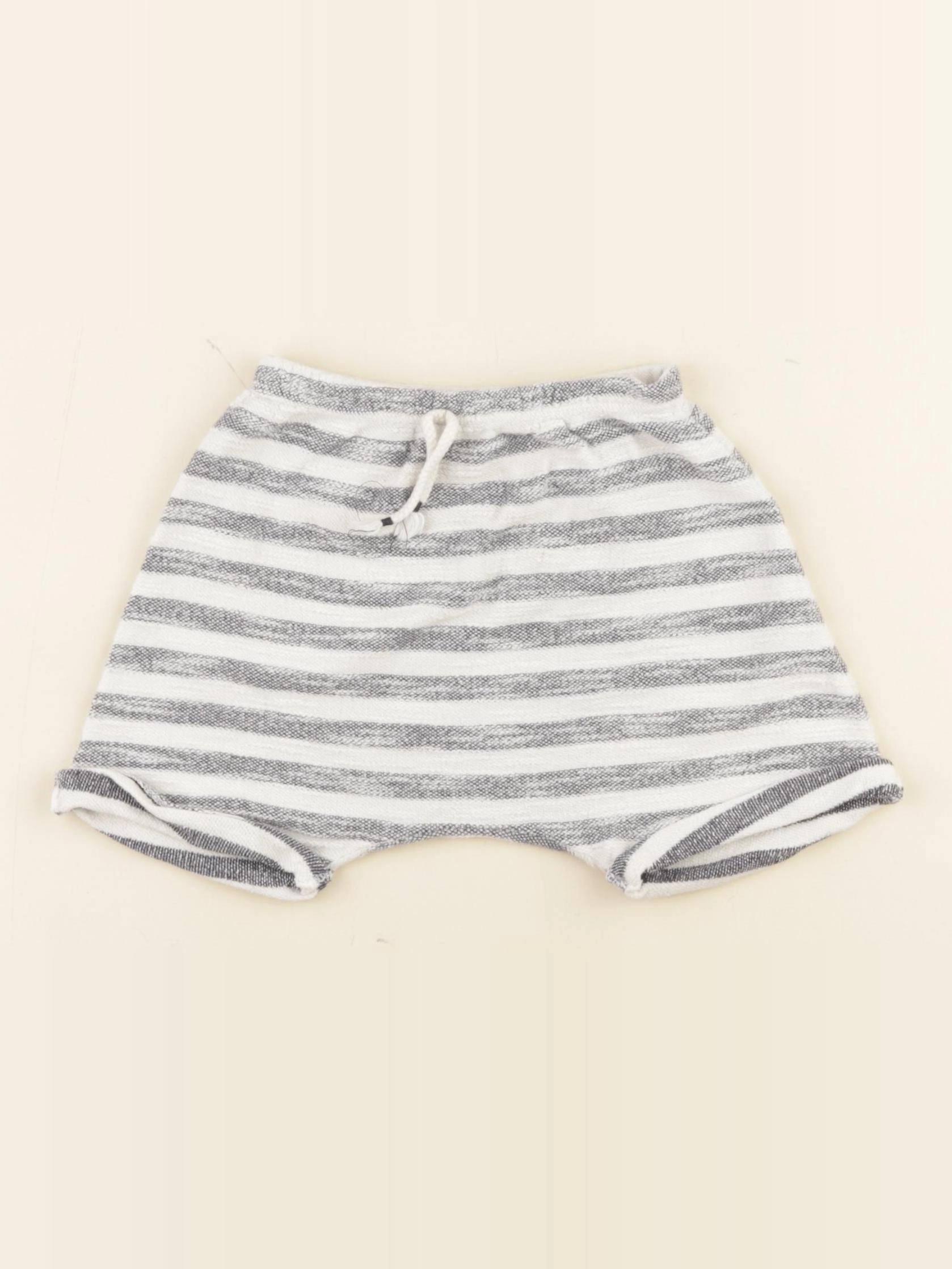 1+ In the family - short gris - 6 mois