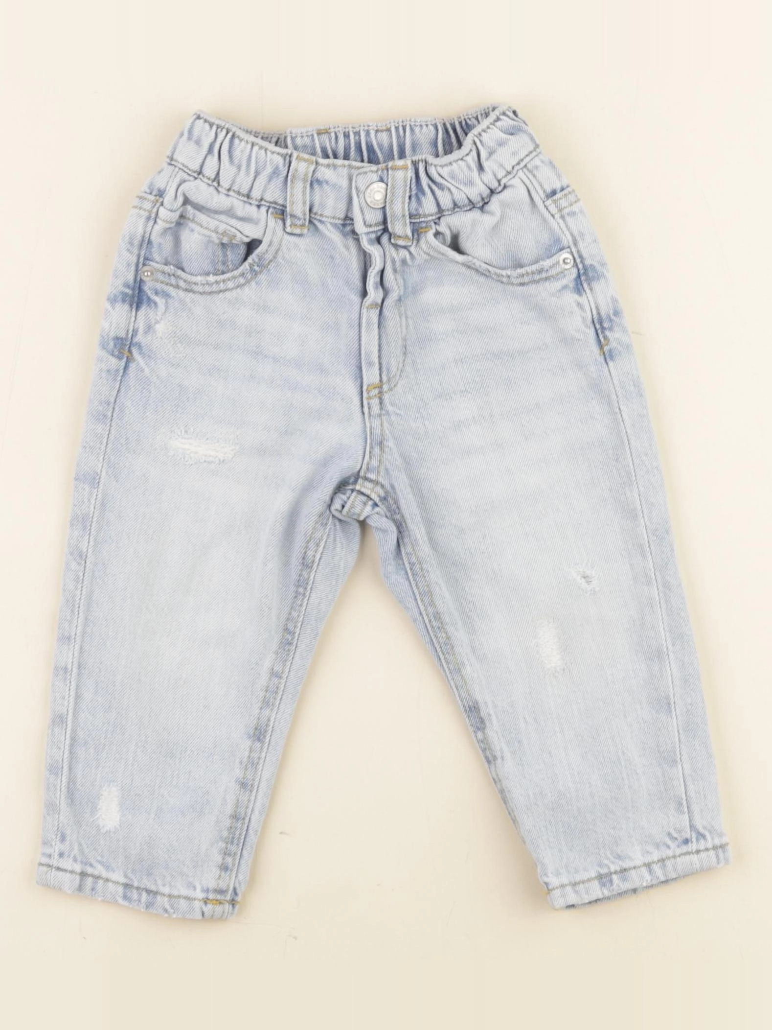 Zara - jean bleu - 9/12 mois
