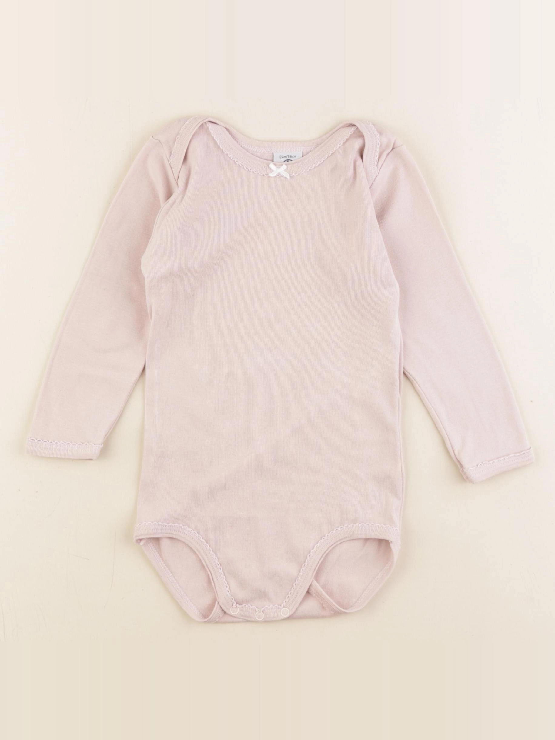 Petit Bateau - body rose - 24 mois