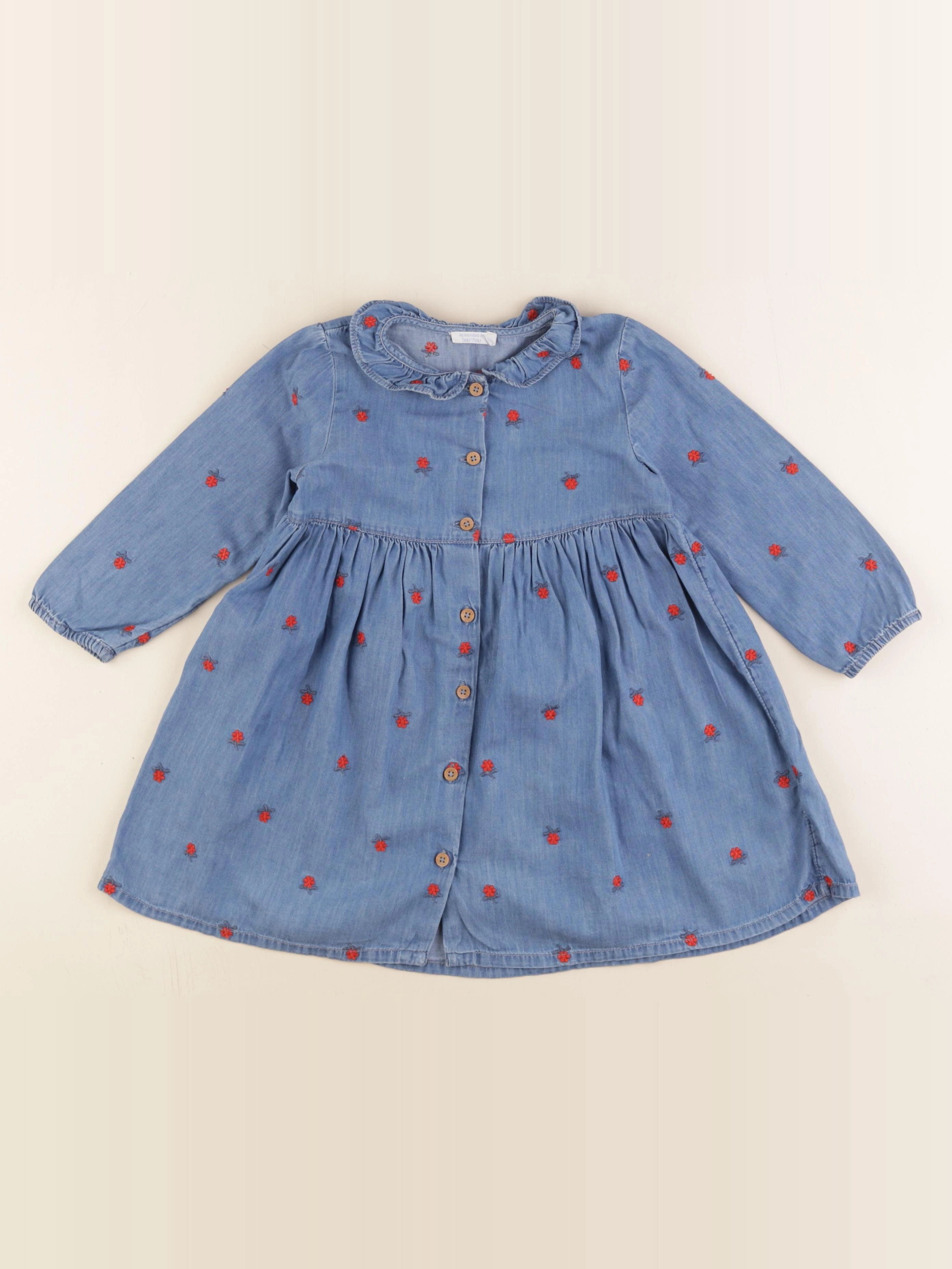 Boutchou - robe bleu - 36 mois
