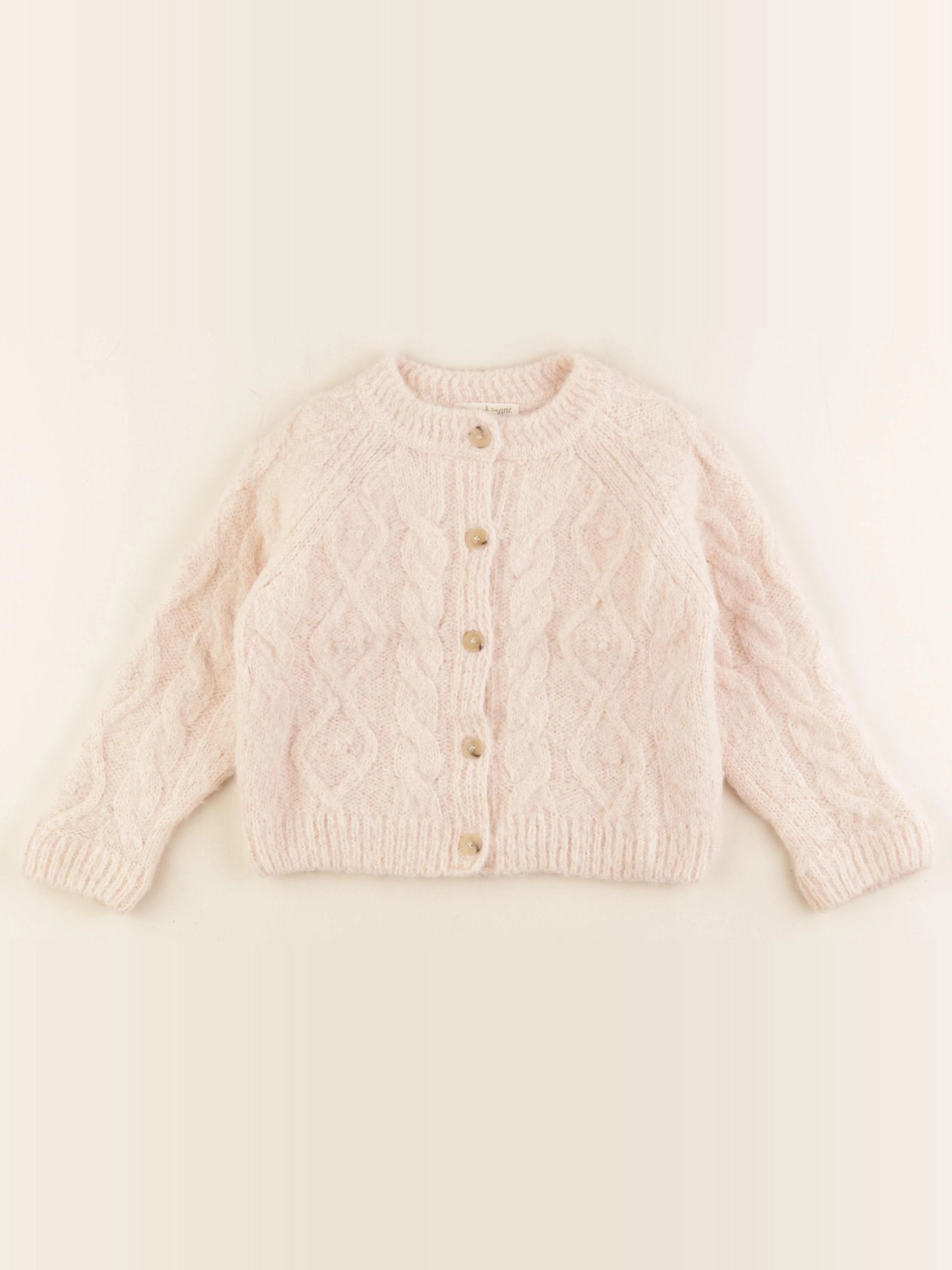 Petit Sézane  - pull beige - 4 ans