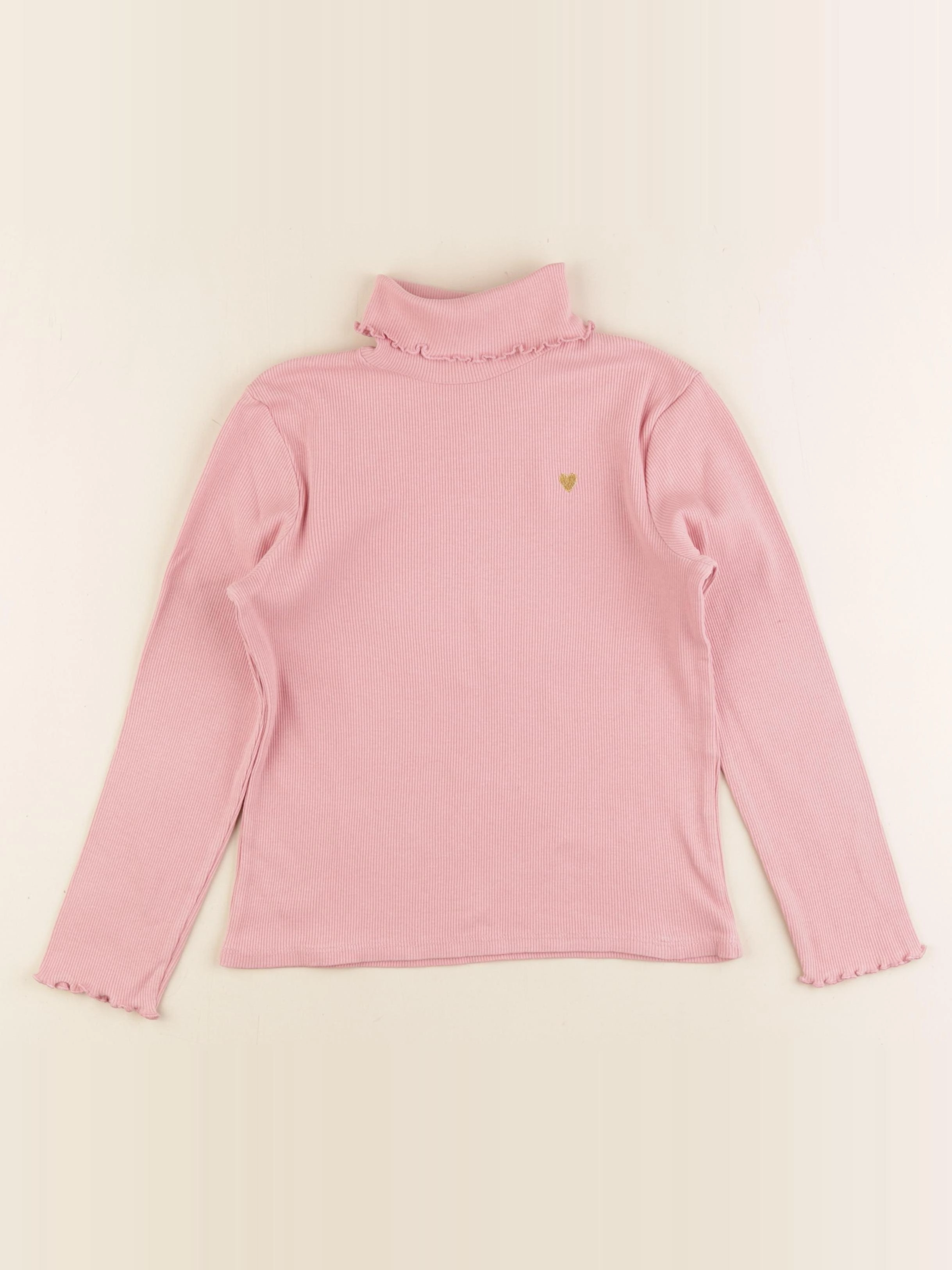 Cadet Rousselle - sous-pull rose - 8 ans