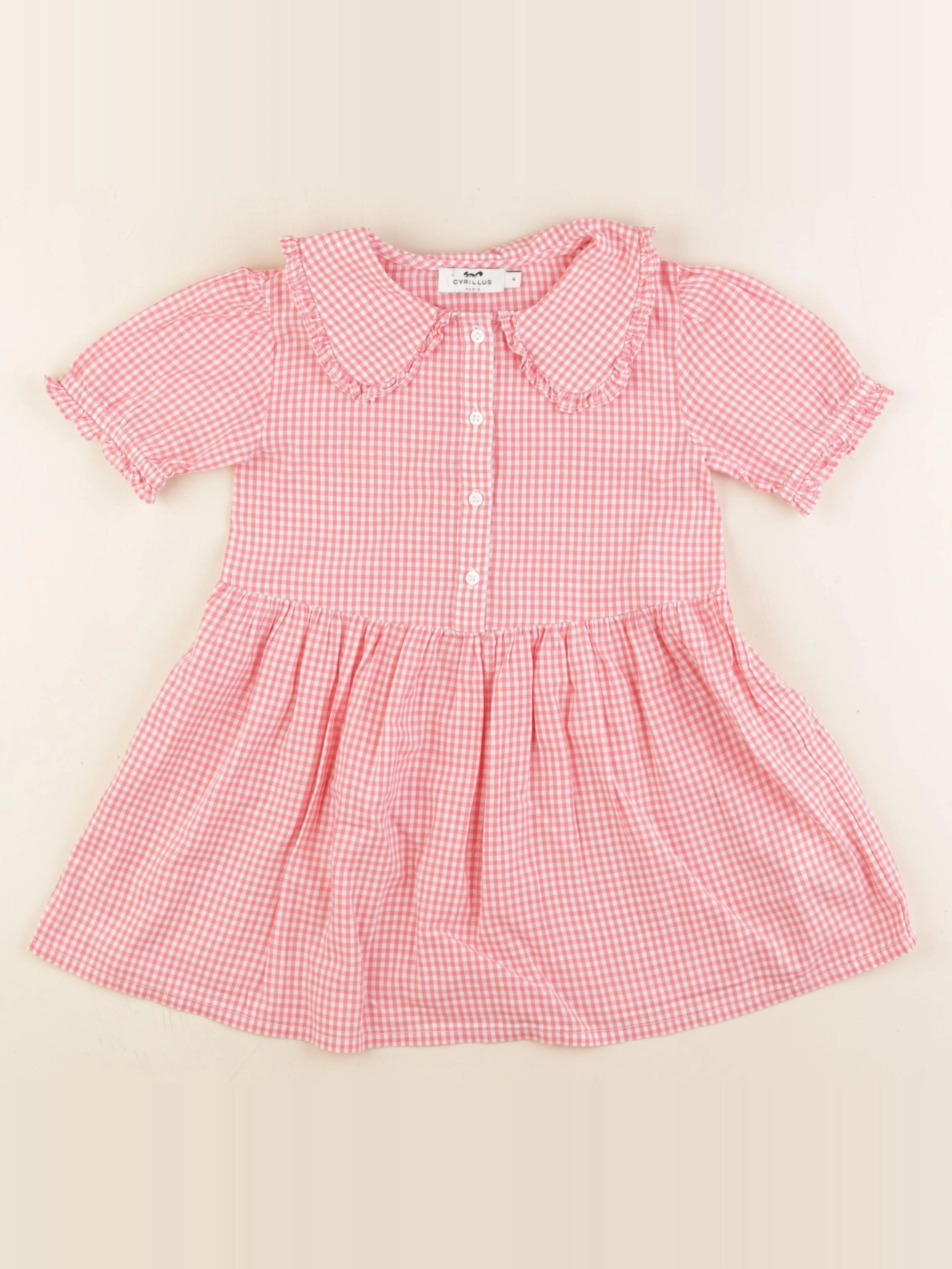 Cyrillus - robe rose - 4 ans