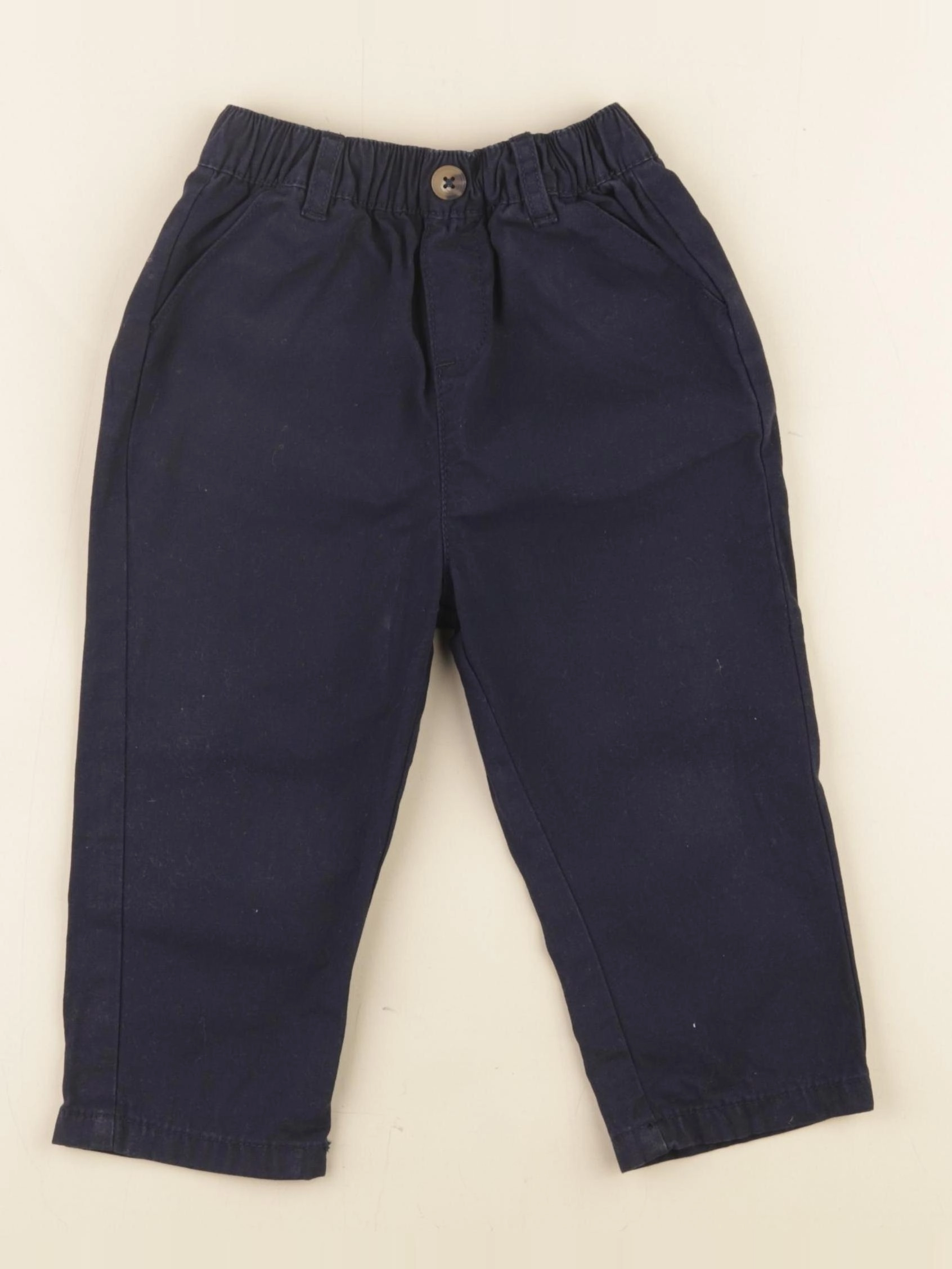 Vertbaudet - pantalon bleu - 18 mois