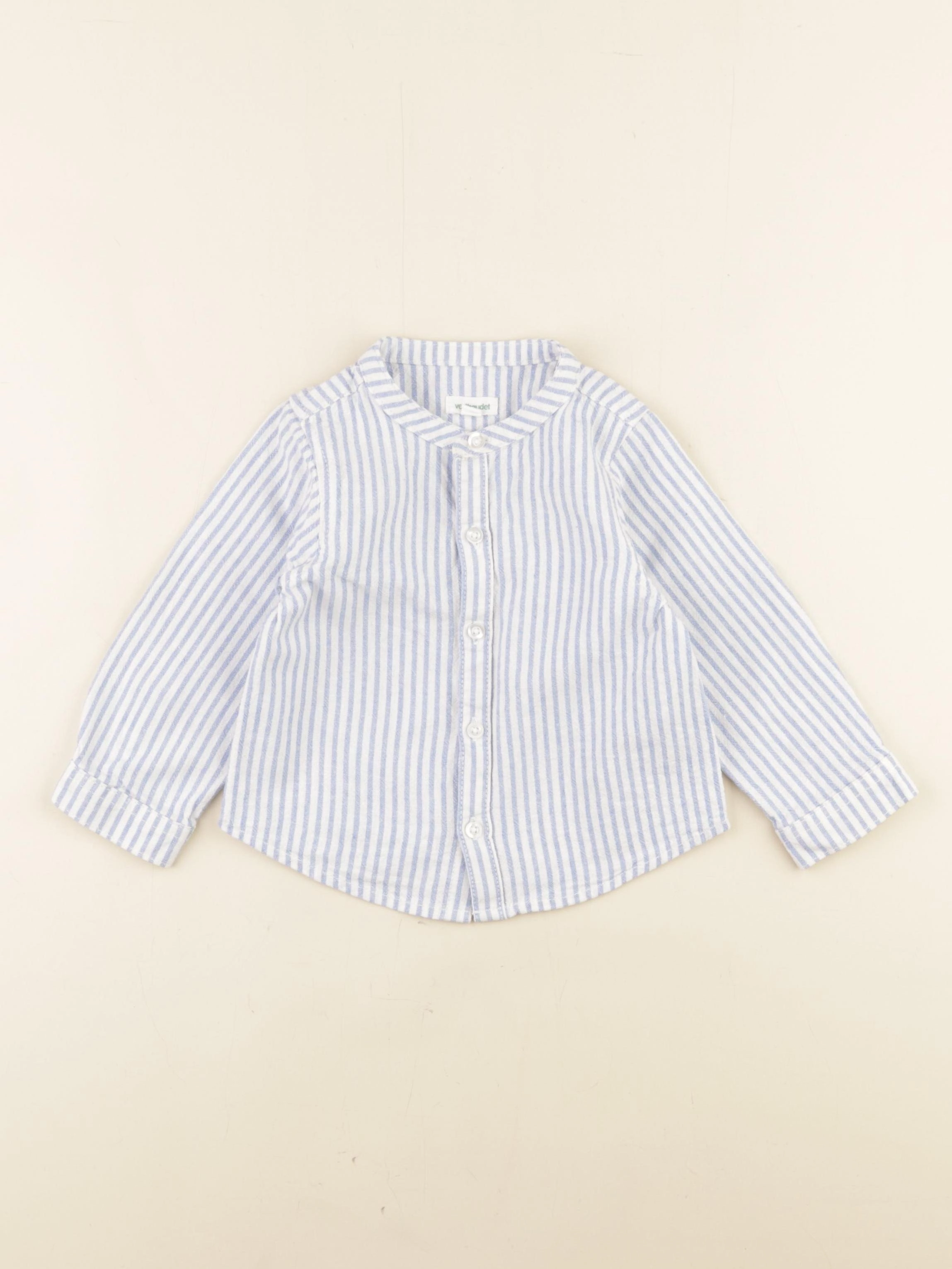 Vertbaudet - chemise bleu - 18 mois