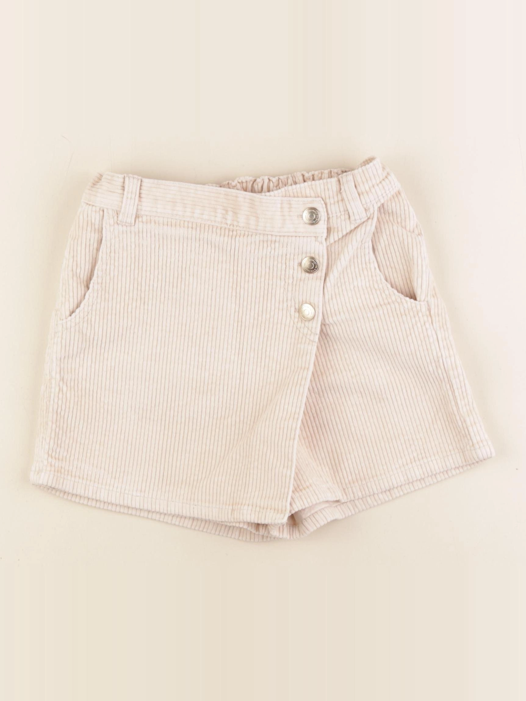 Tape à l'oeil - jupe short beige - 8 ans