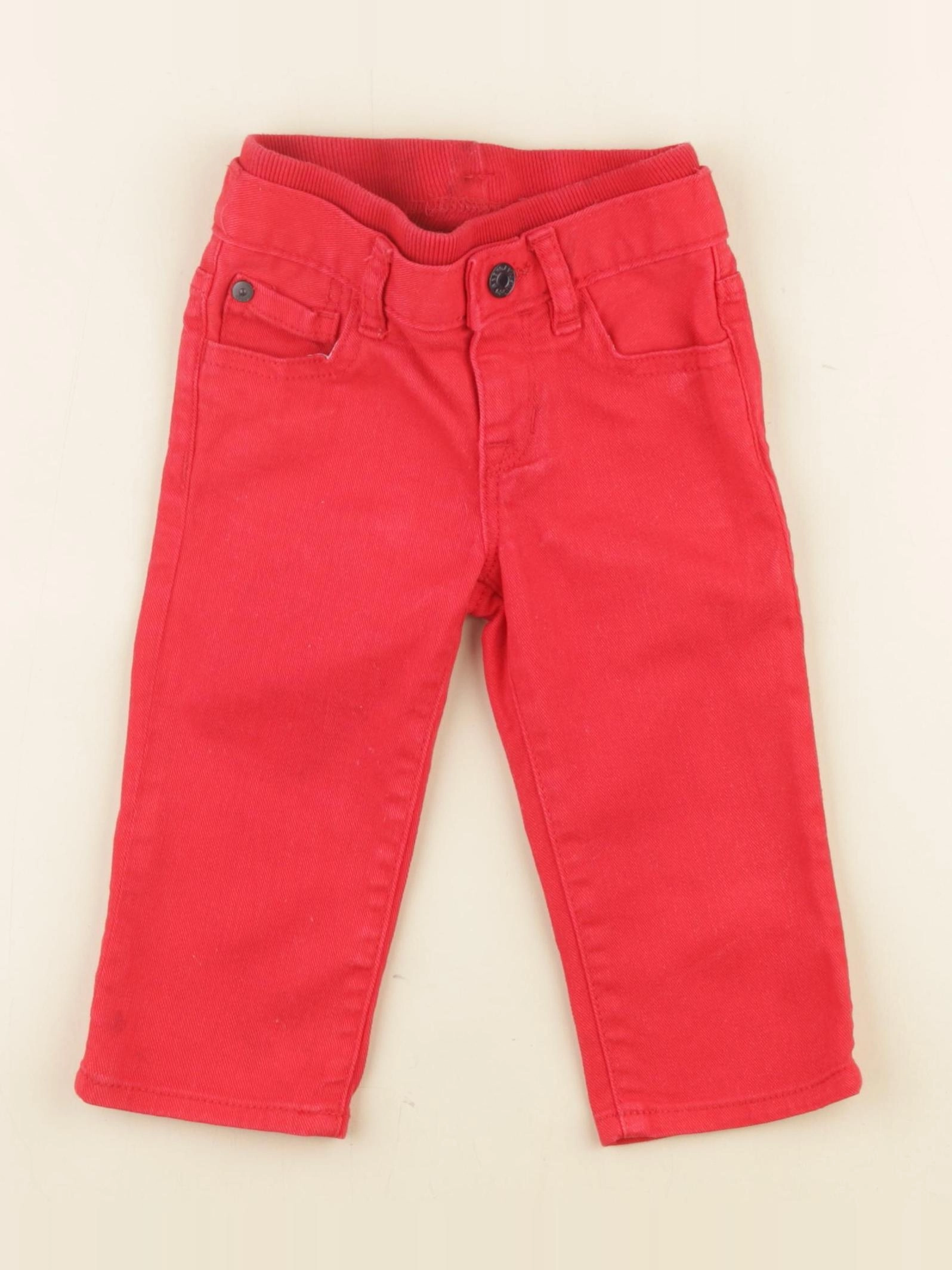 GAP - pantalon rouge - 6/12 mois