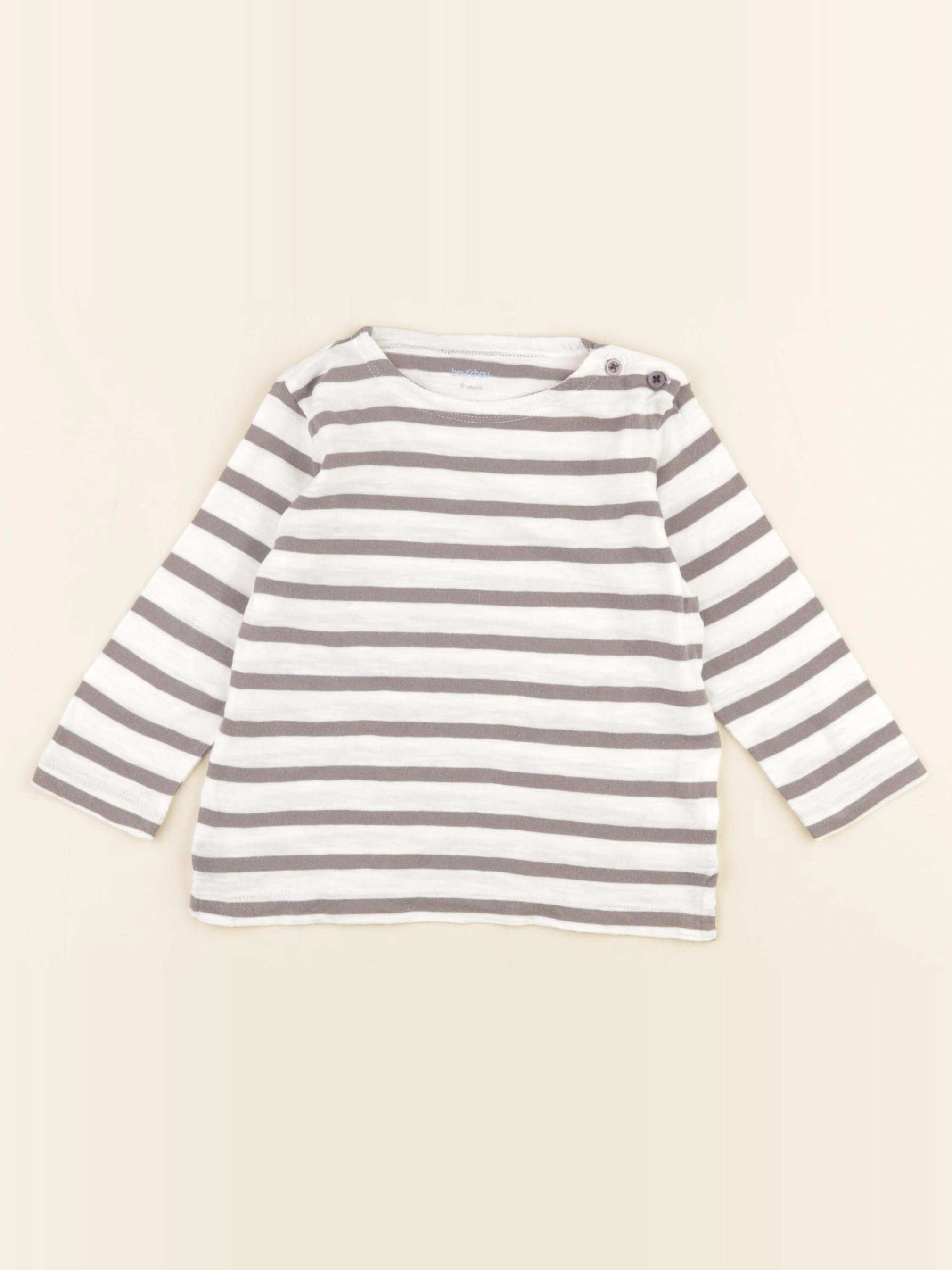 Boutchou - tee-shirt blanc - 9 mois