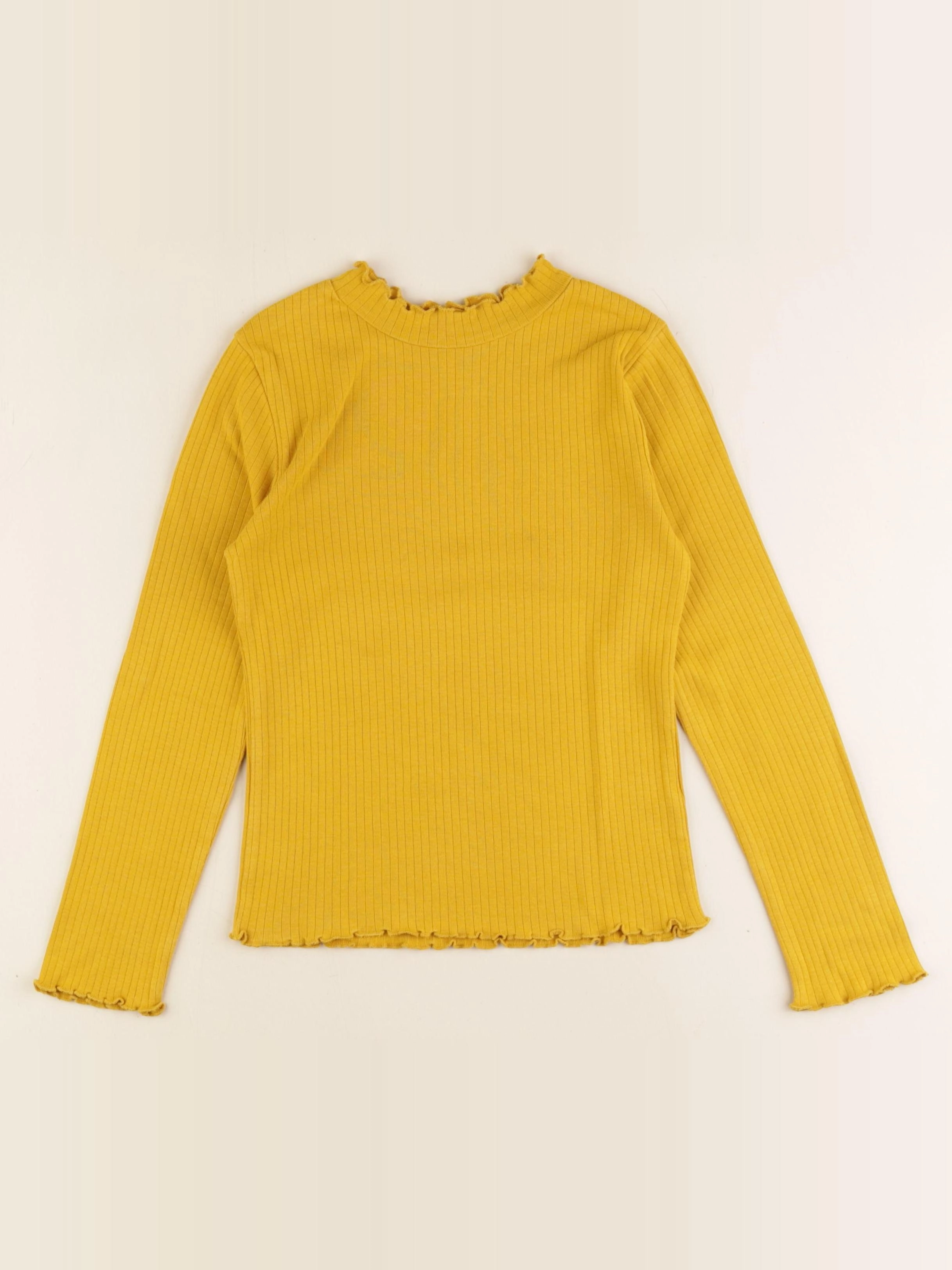 Monoprix - sous-pull jaune - 8 ans