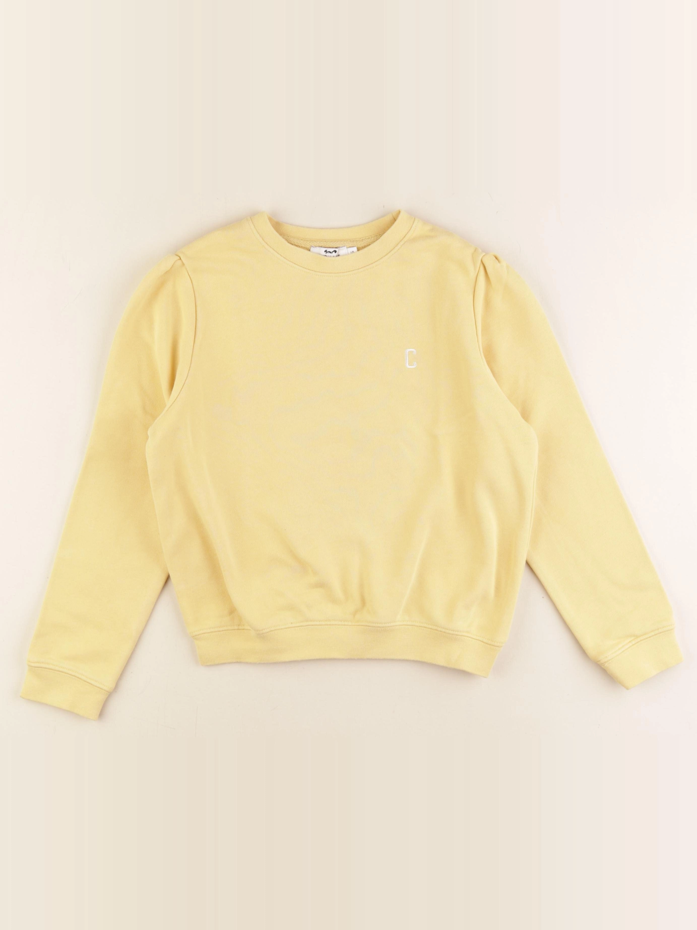 Cyrillus - sweat jaune - 10 ans