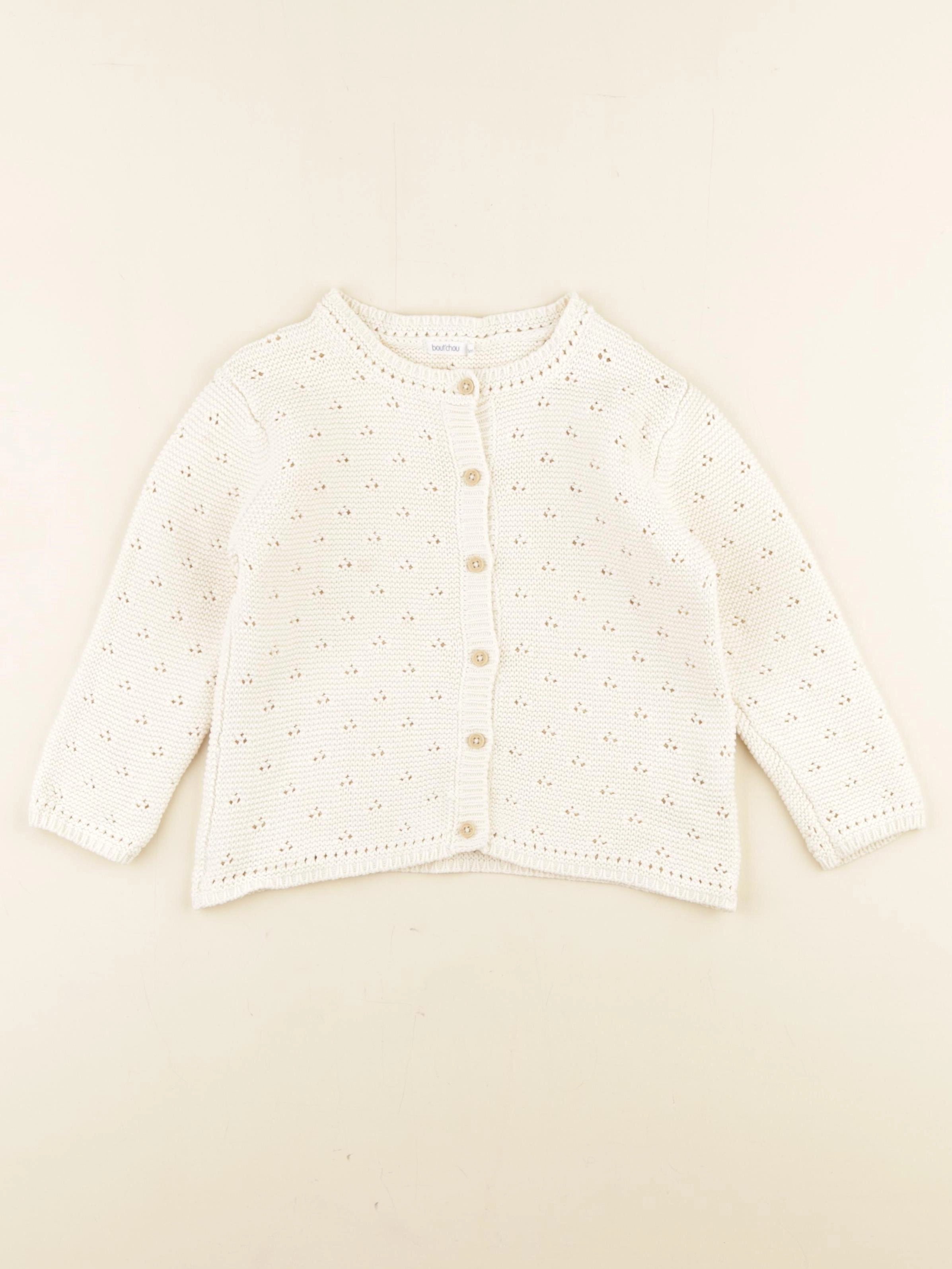 Boutchou - gilet beige - 36 mois