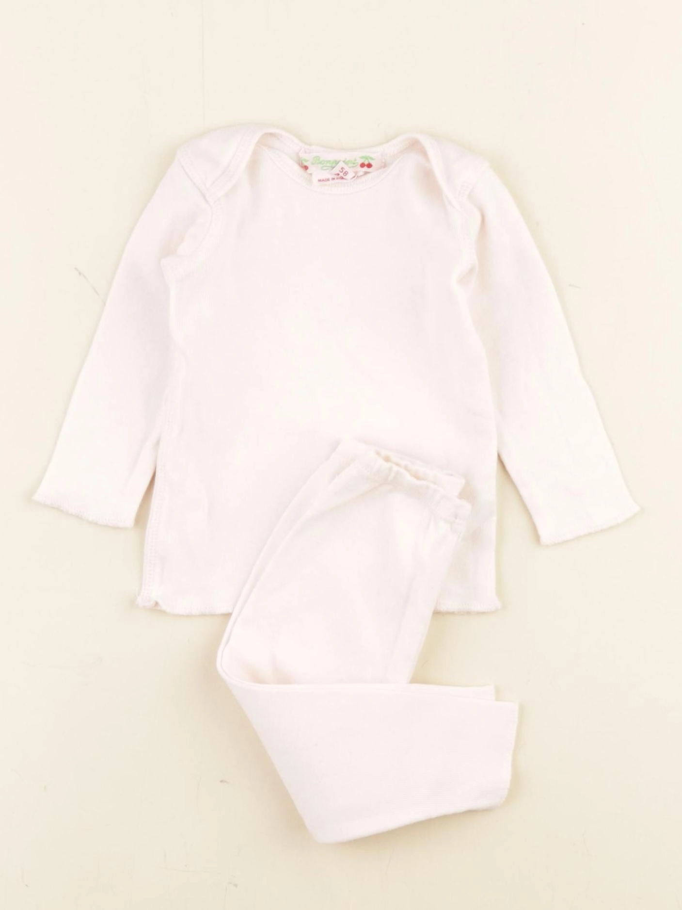 Bonpoint - pyjama coton rose - 3 mois