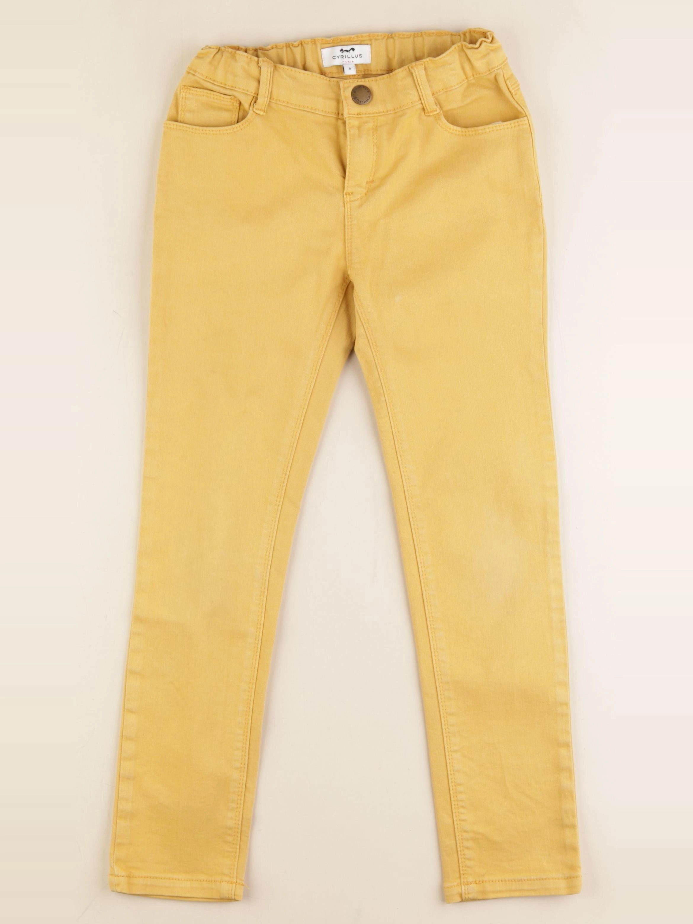 Cyrillus - jean jaune - 8 ans