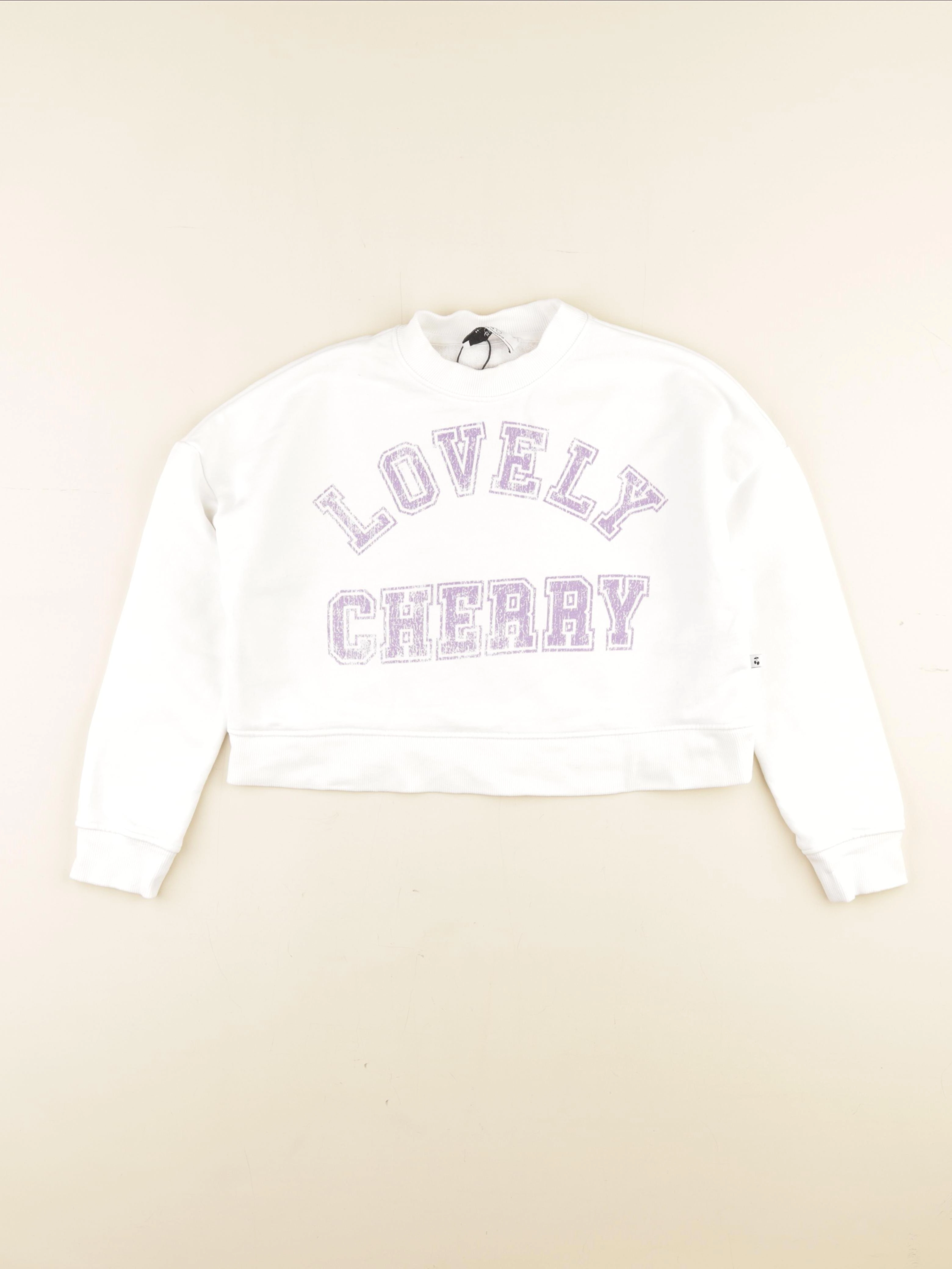 Le temps des cerises  - sweat blanc - 8 ans