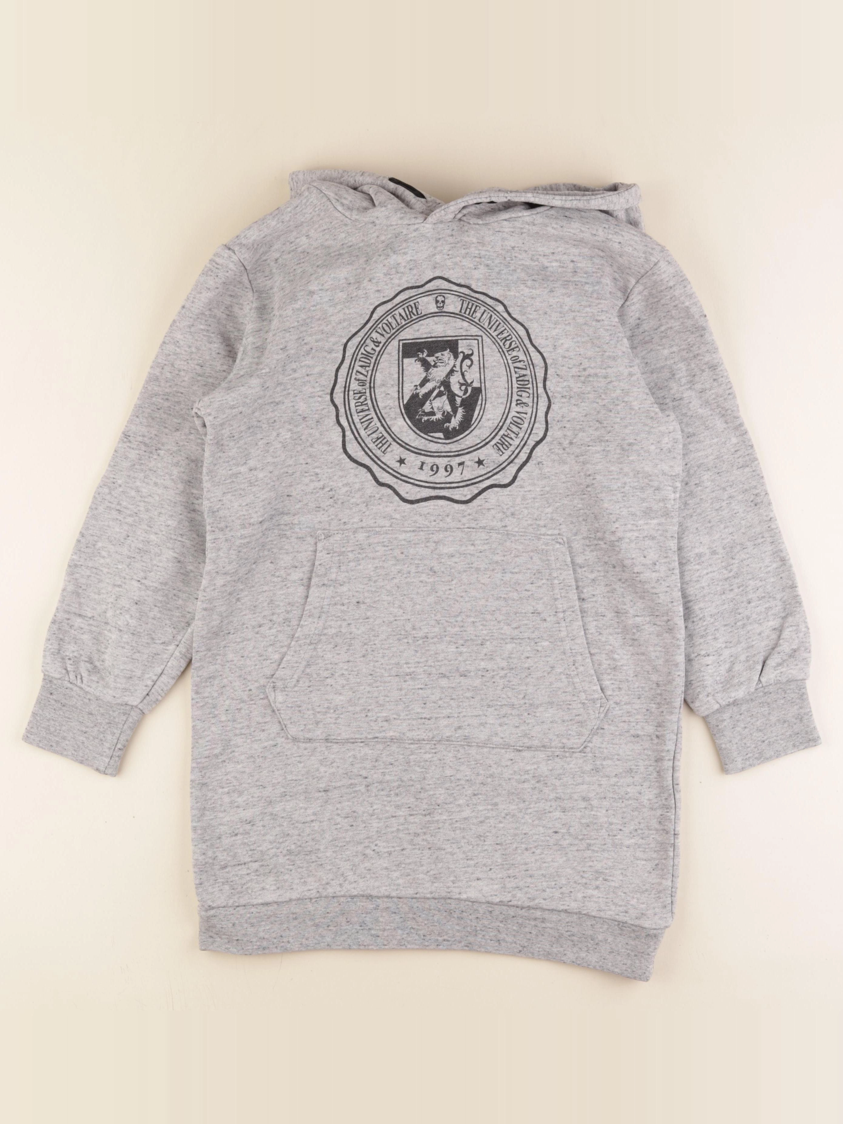 Zadig & Voltaire - robe gris - 10 ans