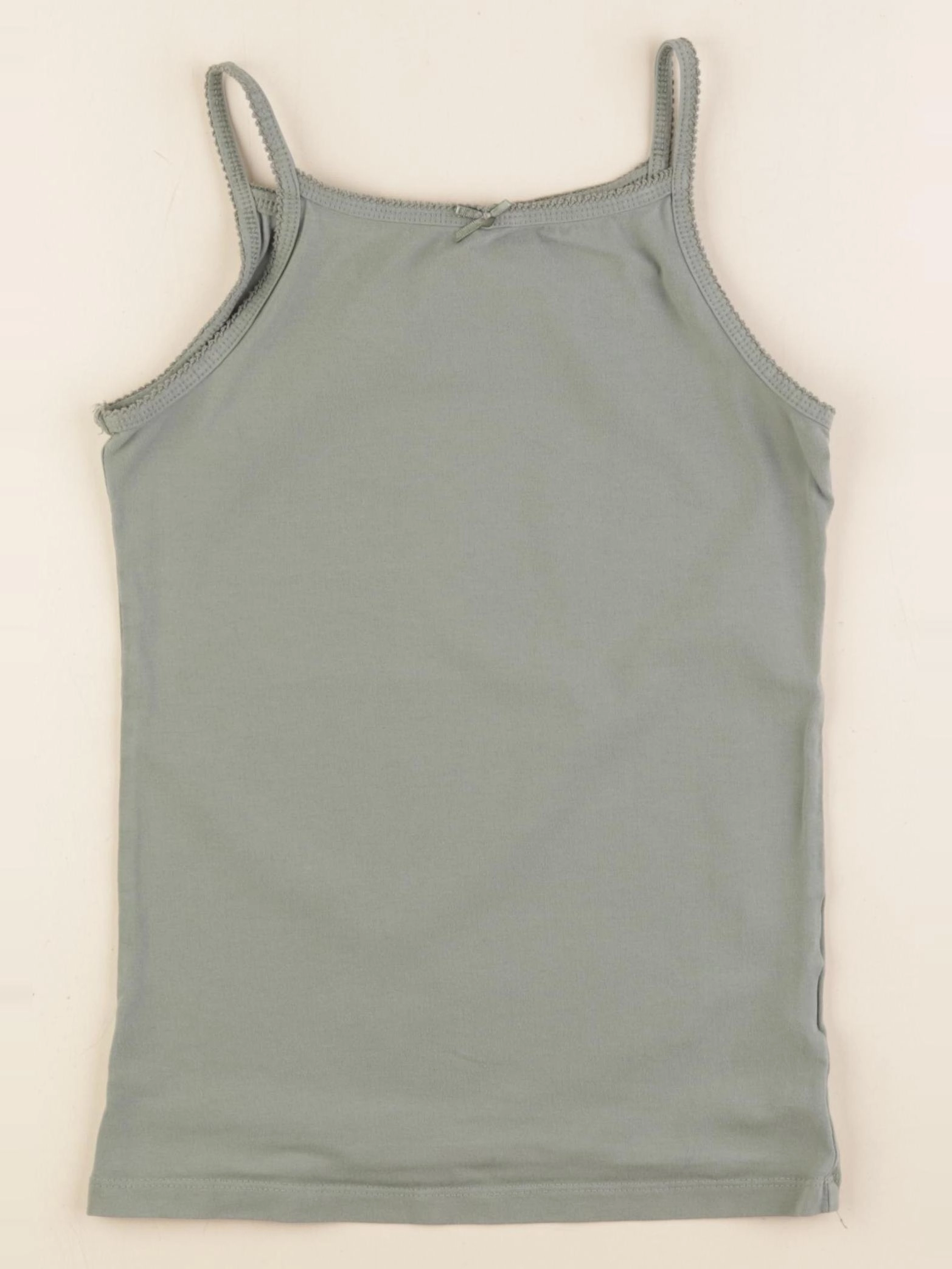 H&M - maillot de corps vert - 8/10 ans