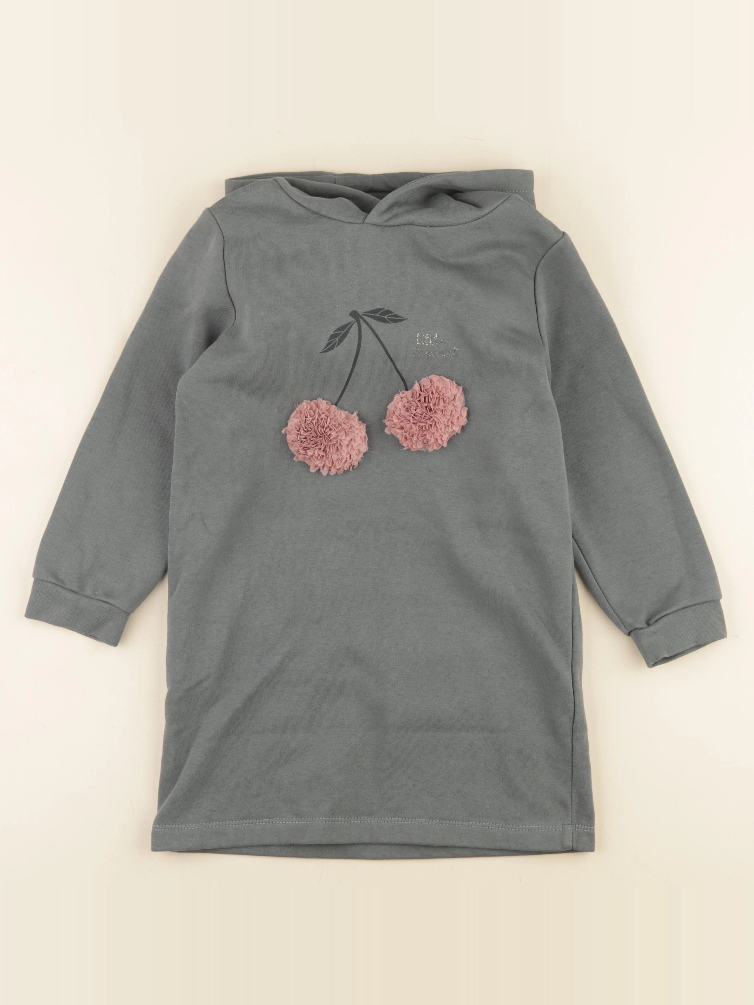 Vertbaudet - robe bleu, or - 6 ans