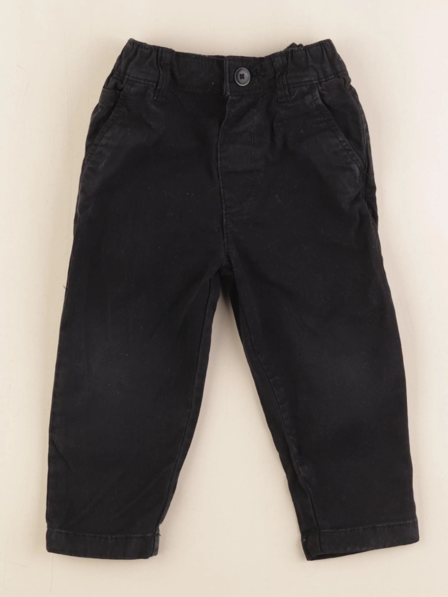 Zara - pantalon noir - 12/18 mois
