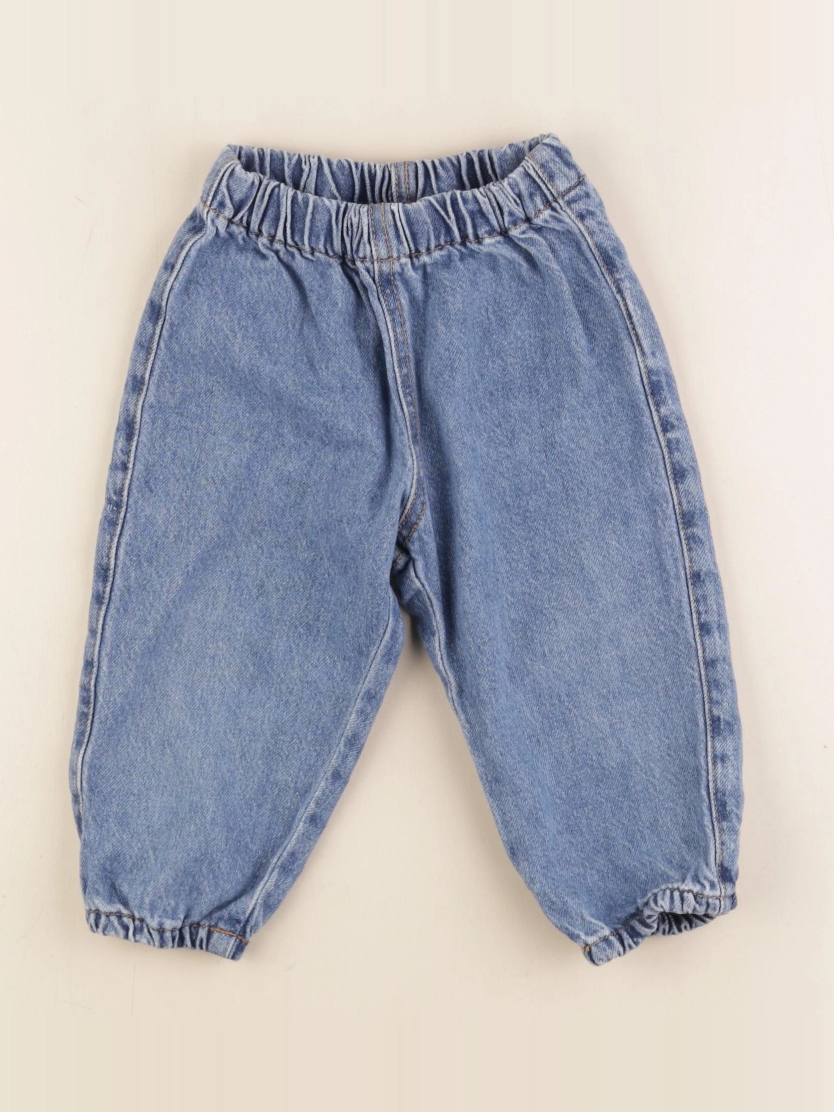 Zara - pantalon bleu - 12/18 mois