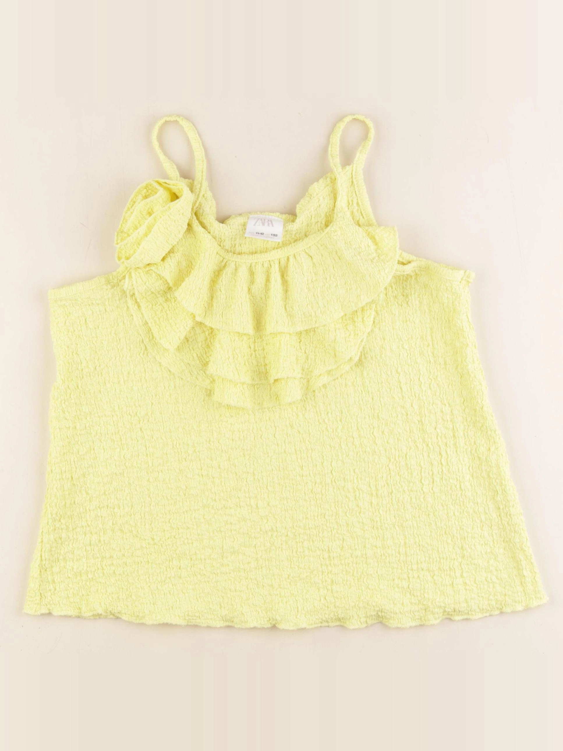 Zara - débardeur jaune - 11/12 ans