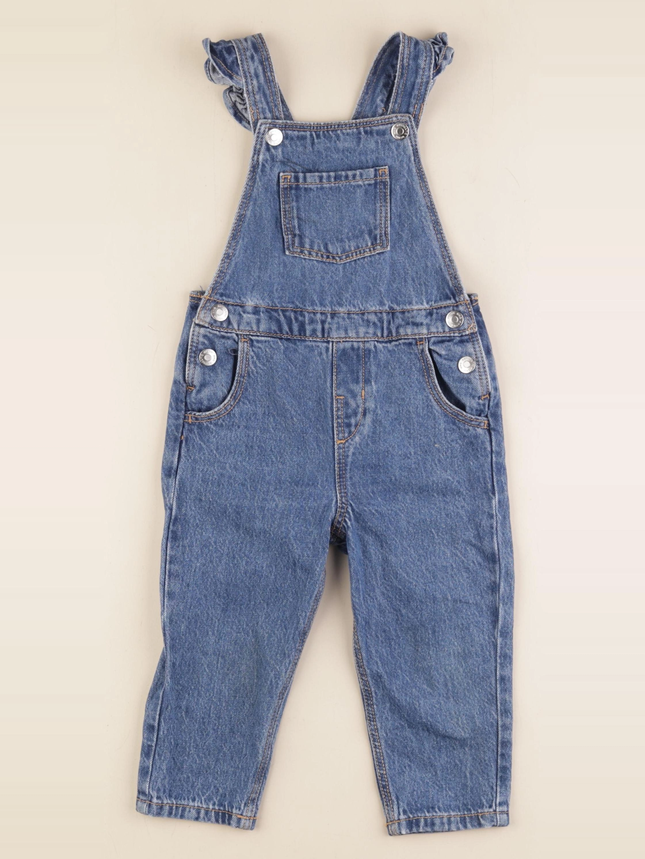 Mango - salopette bleu - 18/24 mois
