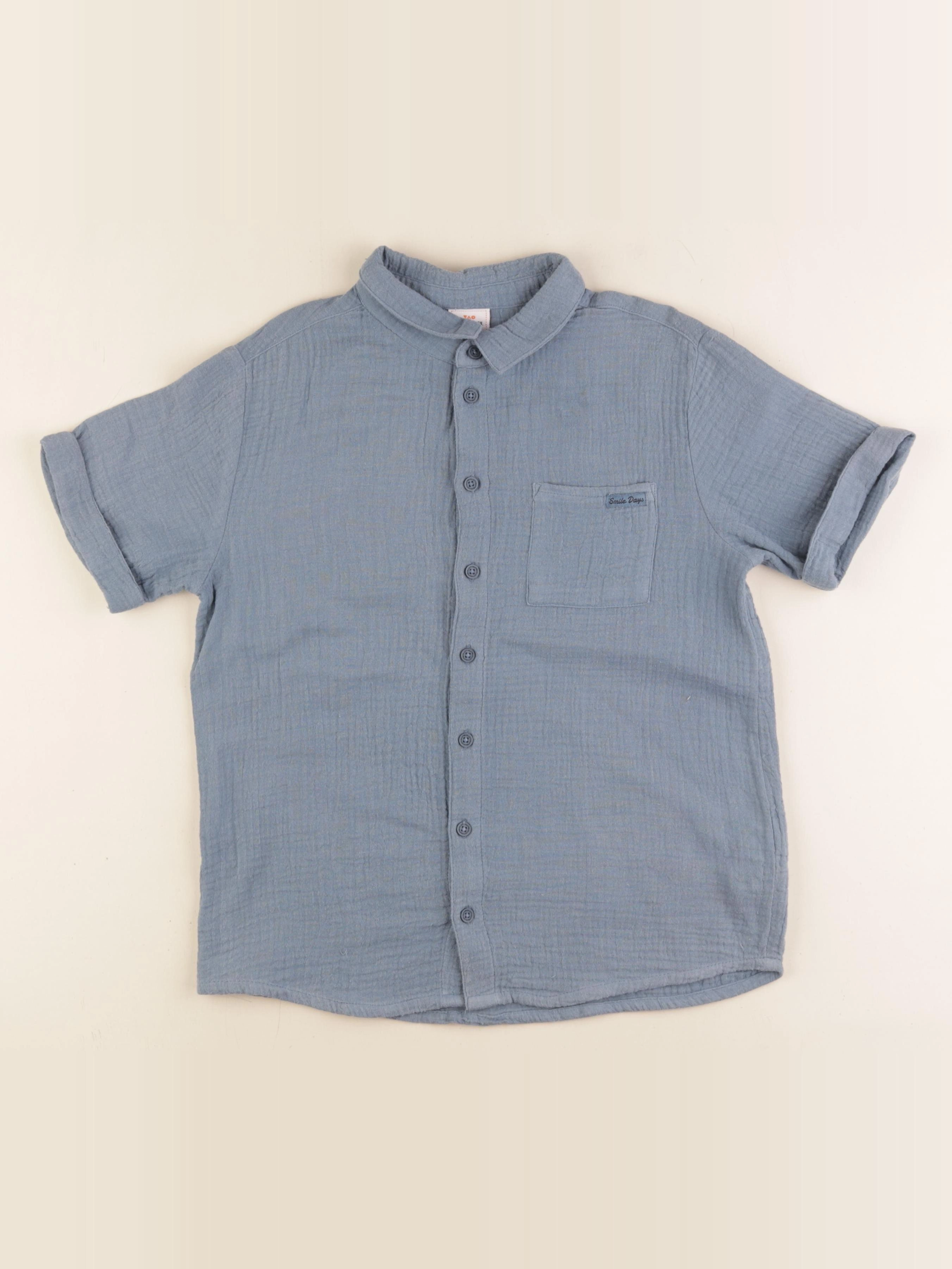 Tape à l'oeil - chemise bleu - 10 ans