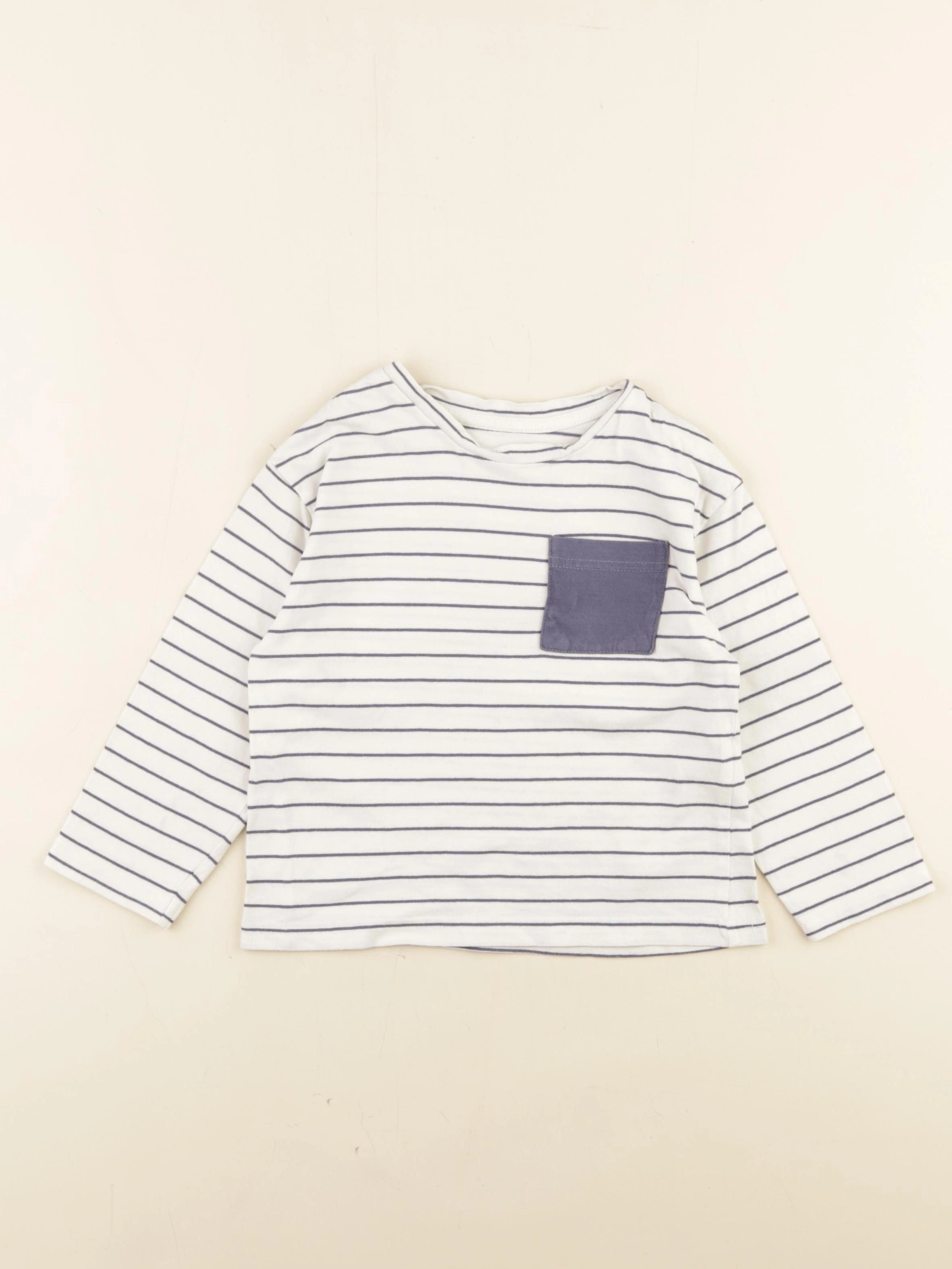 Vertbaudet - tee-shirt blanc - 4 ans