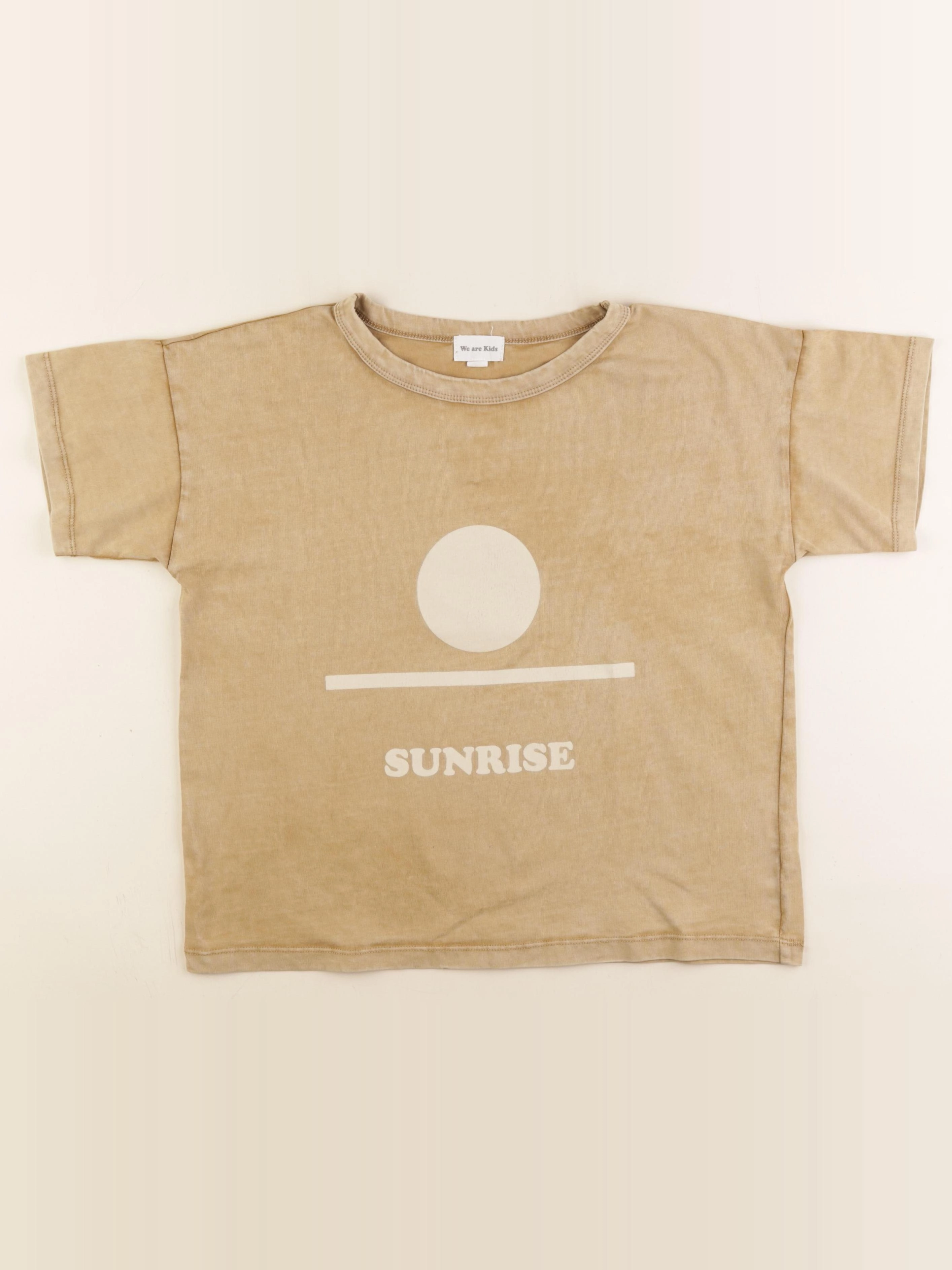 We are kids - tee-shirt beige - 8/9 ans